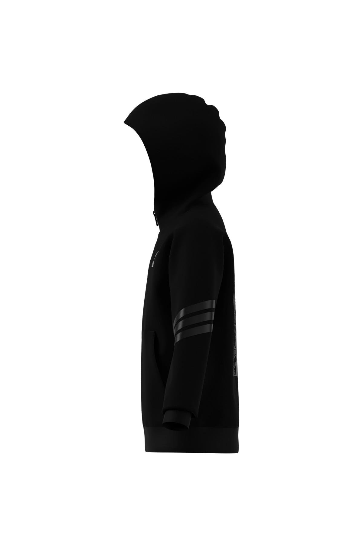 adidas Çocuk Siyah  Ceket J SW MNDO TT JF3634