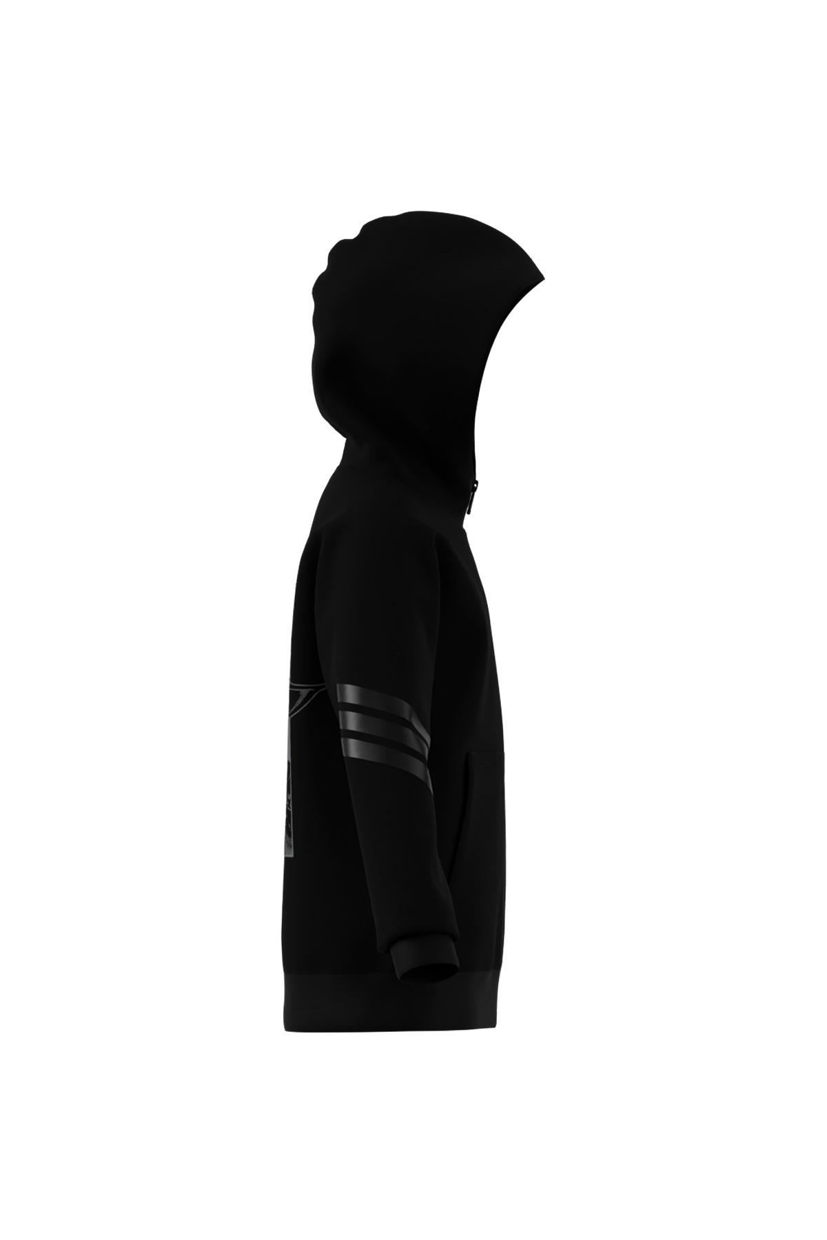 adidas Çocuk Siyah  Ceket J SW MNDO TT JF3634