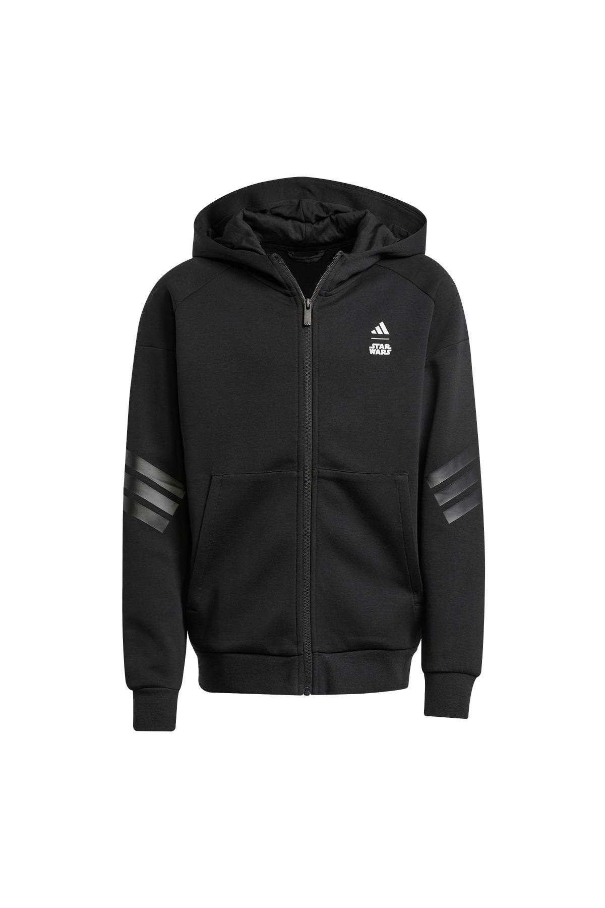 adidas Çocuk Siyah  Ceket J SW MNDO TT JF3634