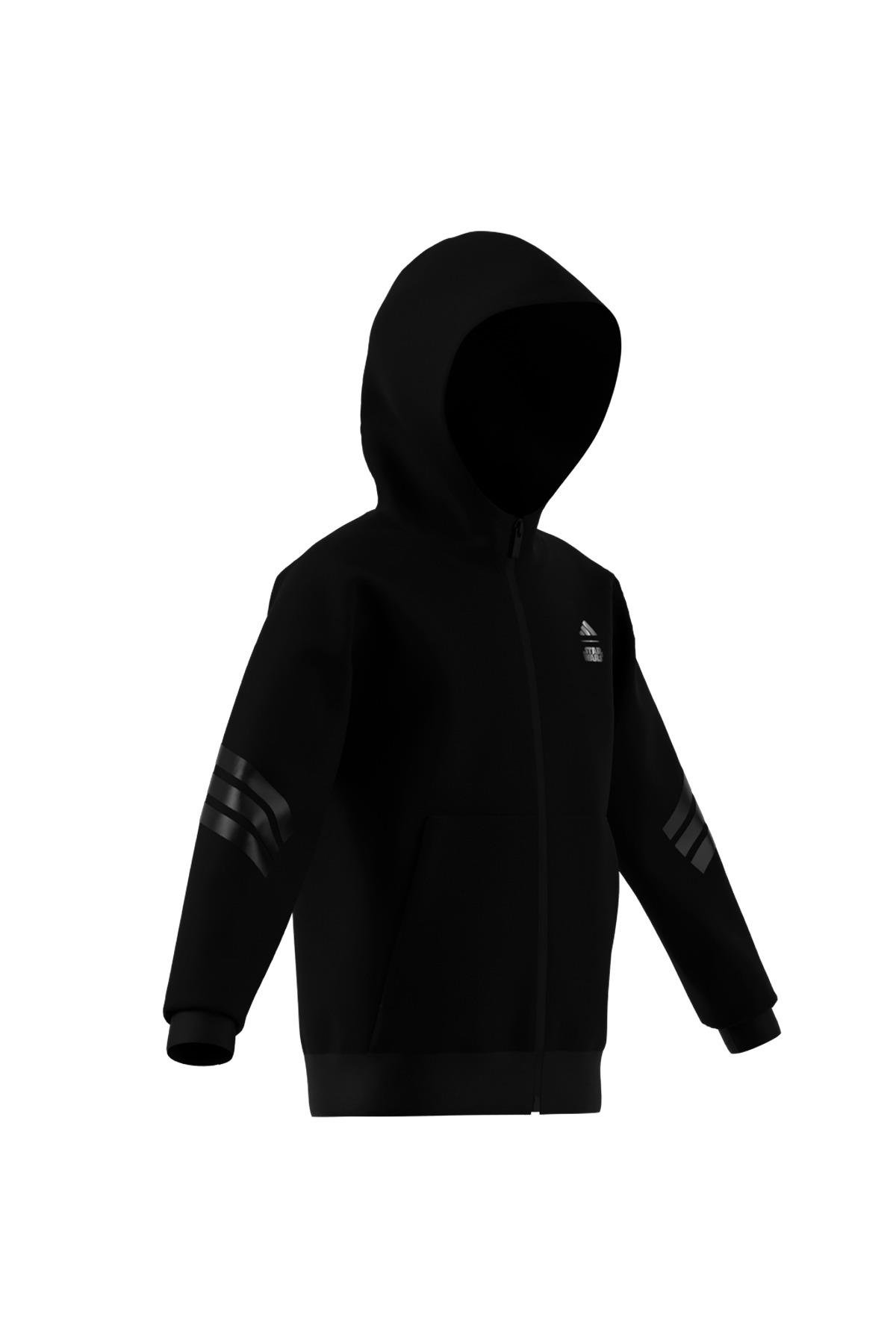 adidas Çocuk Siyah  Ceket J SW MNDO TT JF3634