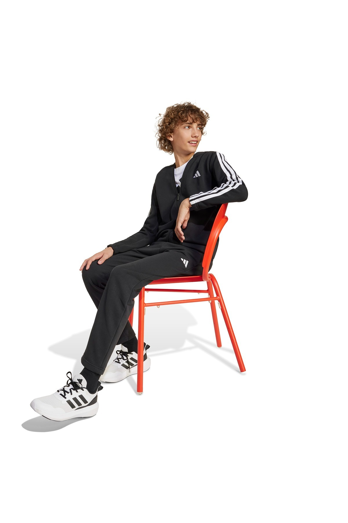 adidas Çocuk  Siyah  Eşofman J 3S FT TS 220 JD6505