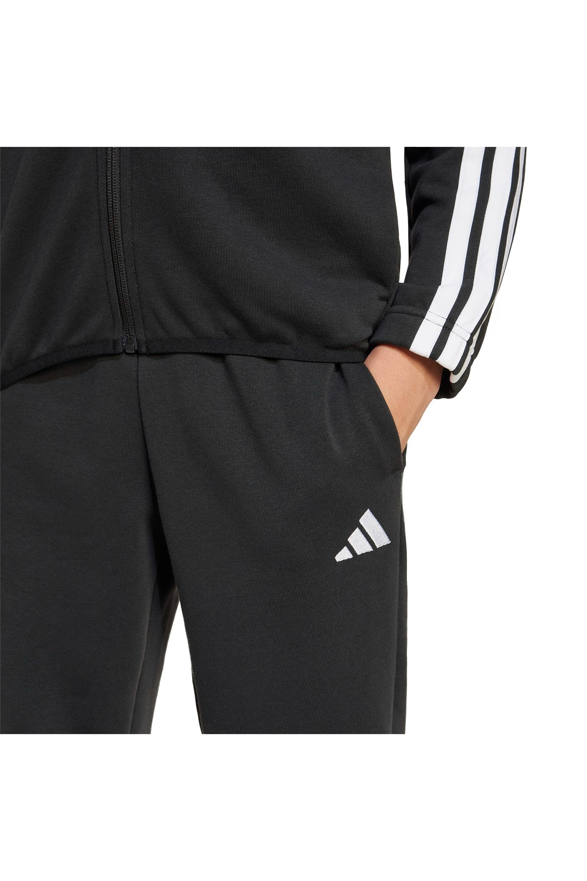adidas Çocuk  Siyah  Eşofman J 3S FT TS 220 JD6505