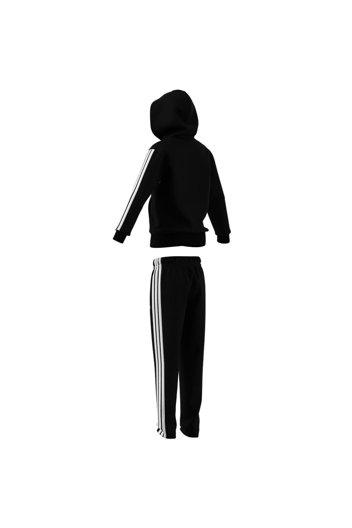 adidas Çocuk  Siyah  Eşofman J 3S TIB FL TS JC7520