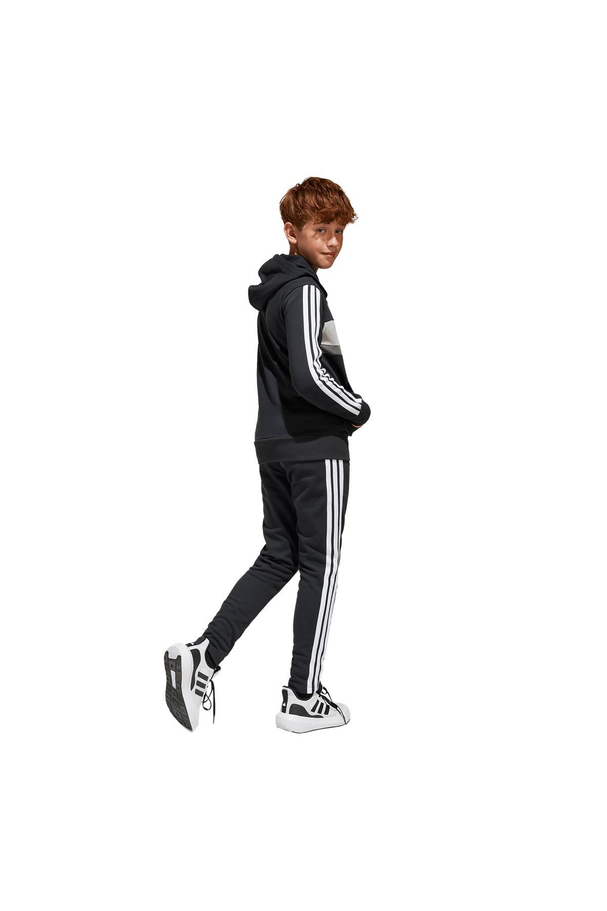 adidas Çocuk  Siyah  Eşofman J 3S TIB FL TS JC7520