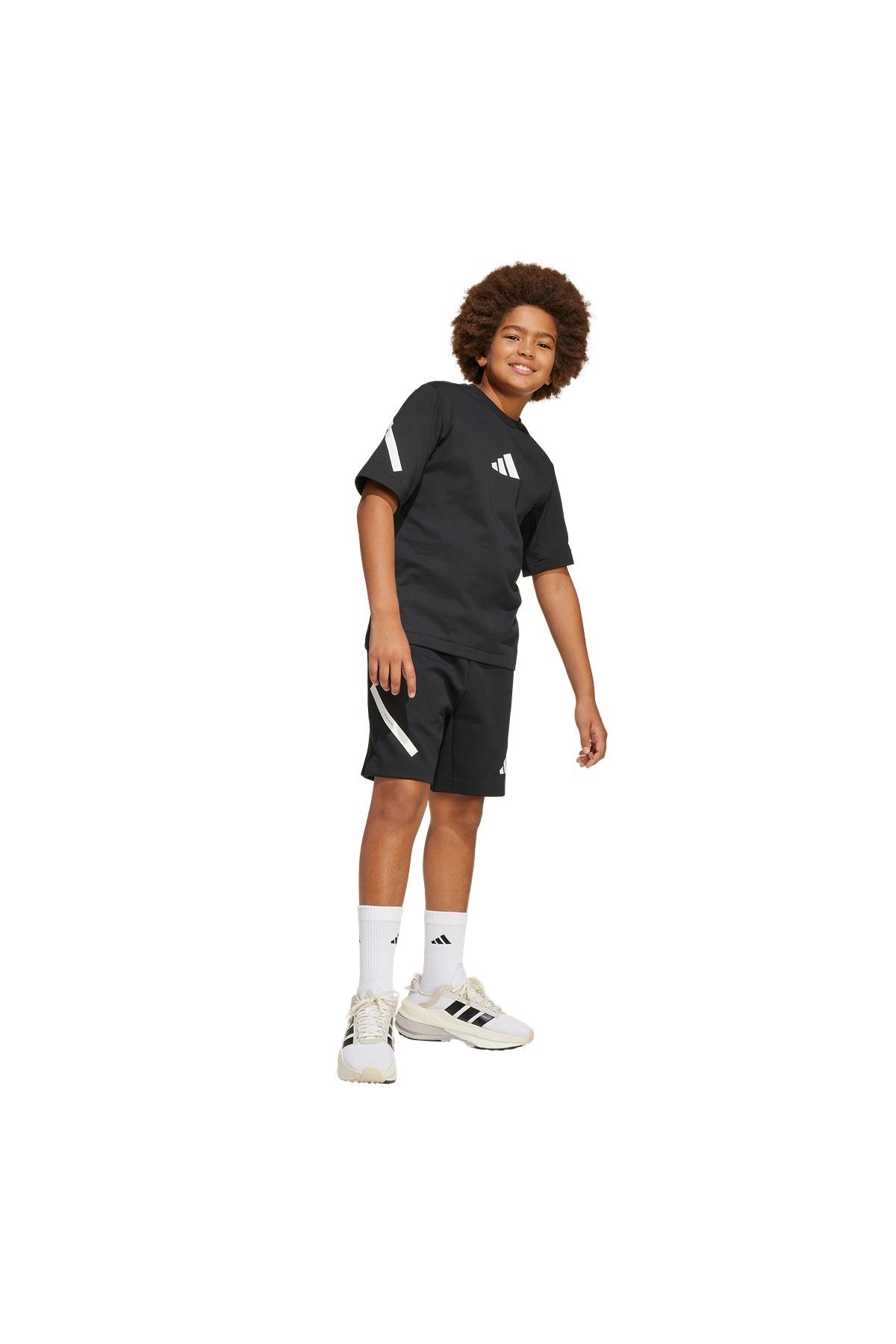 adidas Çocuk  Siyah  SHORTS (1/2) J ZNE SHORTS JD0010