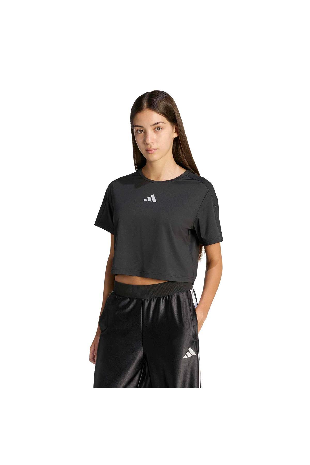 adidas  Çocuk Siyah  T-shirt JG GLAM TEE KB7027