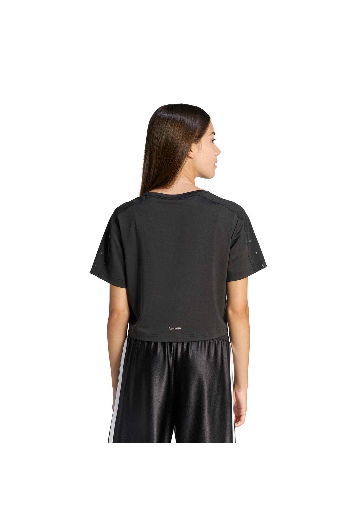 adidas  Çocuk Siyah  T-shirt JG GLAM TEE KB7027