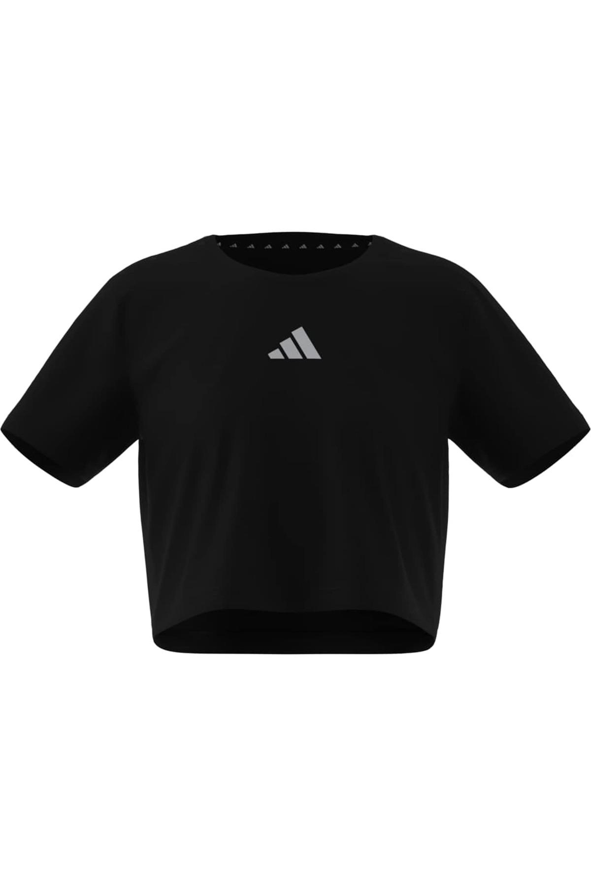 adidas  Çocuk Siyah  T-shirt JG GLAM TEE KB7027