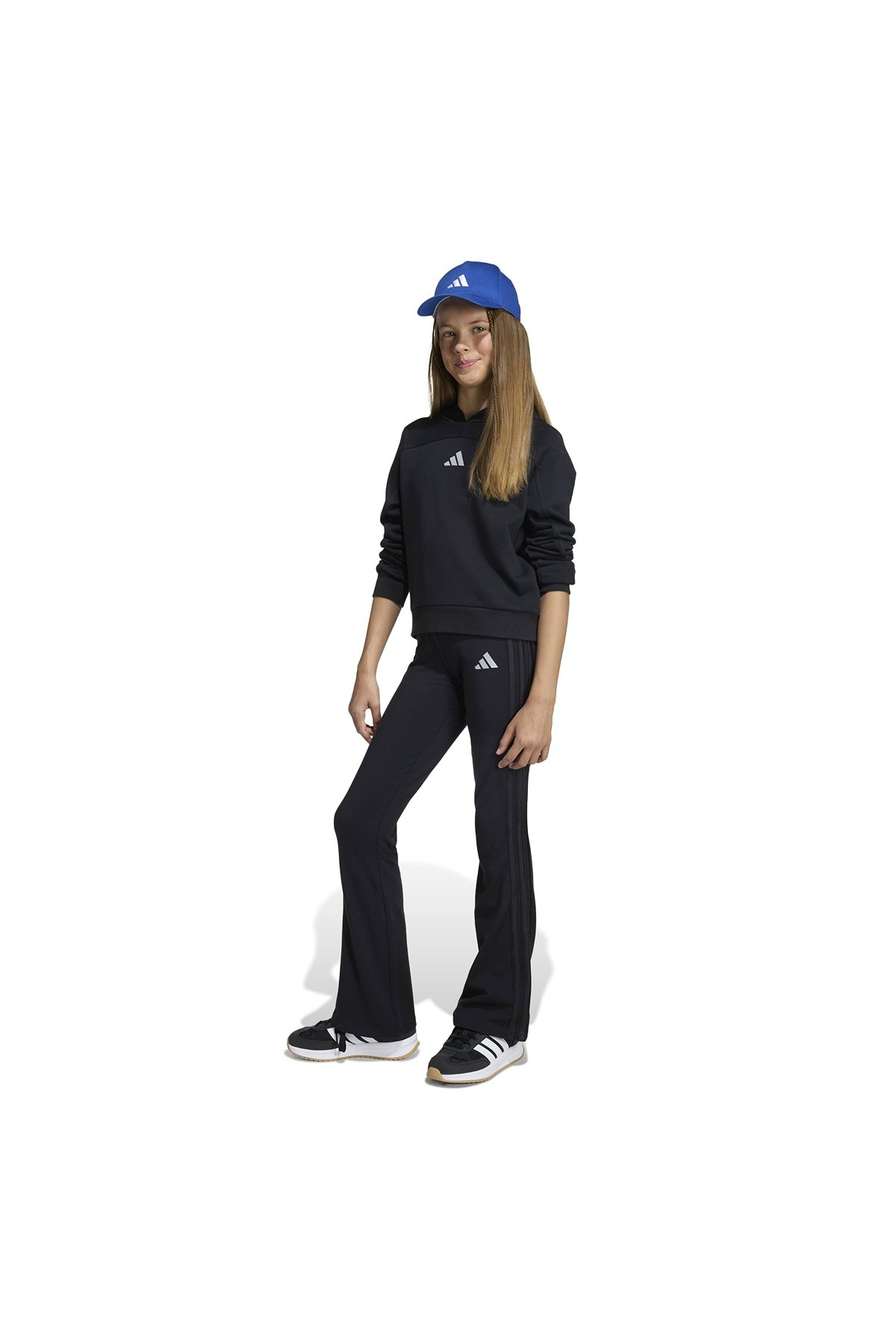 adidas Çocuk  Siyah  Tayt JG GLAM FL LEG KB7043