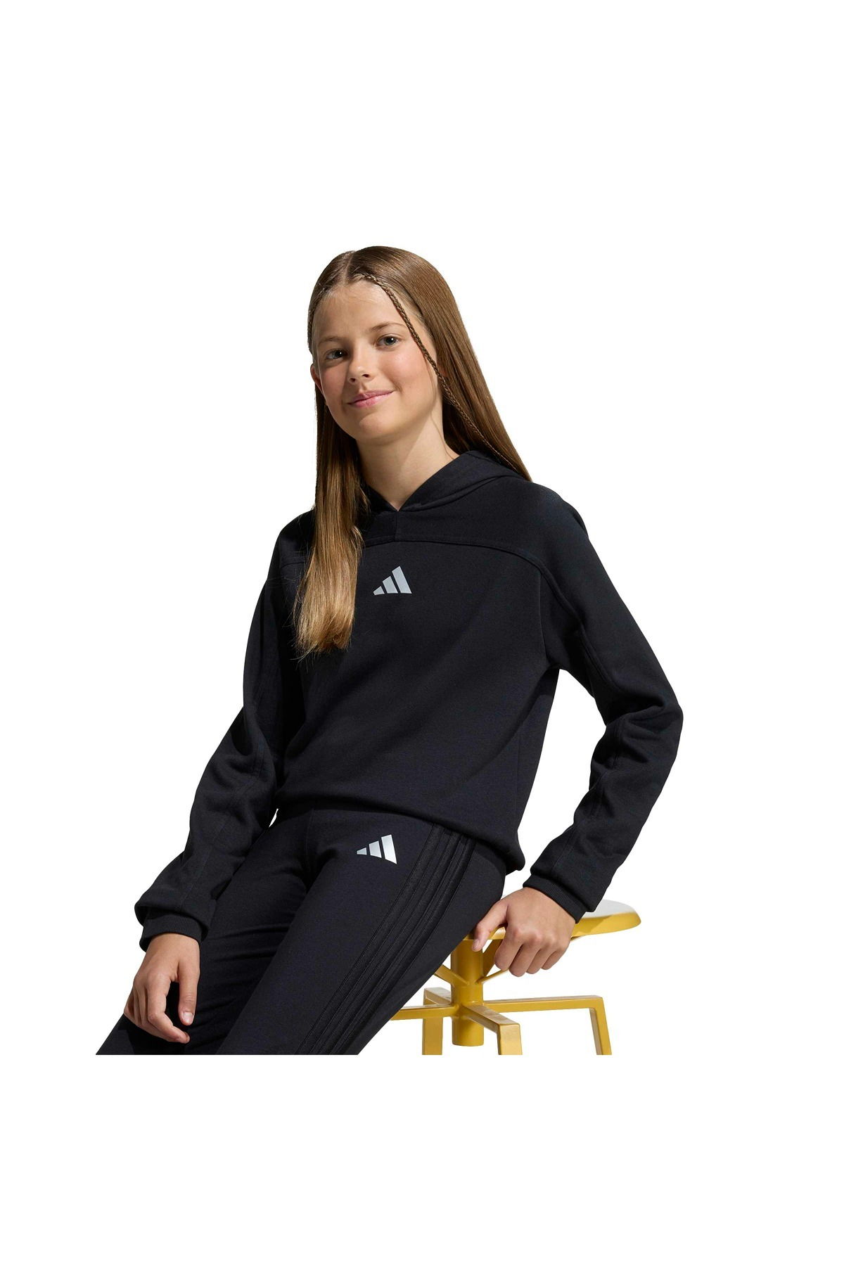 adidas Çocuk  Siyah  Tayt JG GLAM FL LEG KB7043