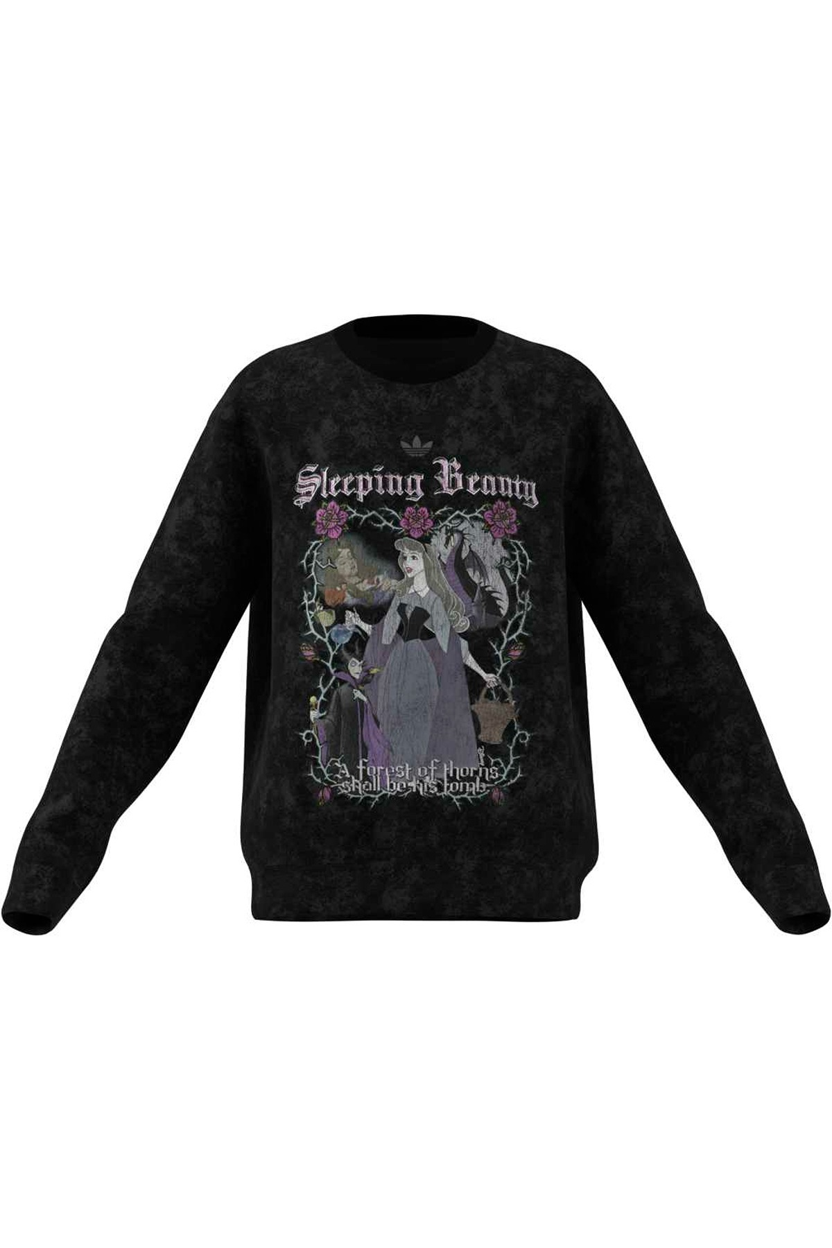adidas Çocuk Sweatshirt ADIDAS DISNEY VILLAINS LOOSE WASHED GFX CREW Sweatshirt KQ6084
