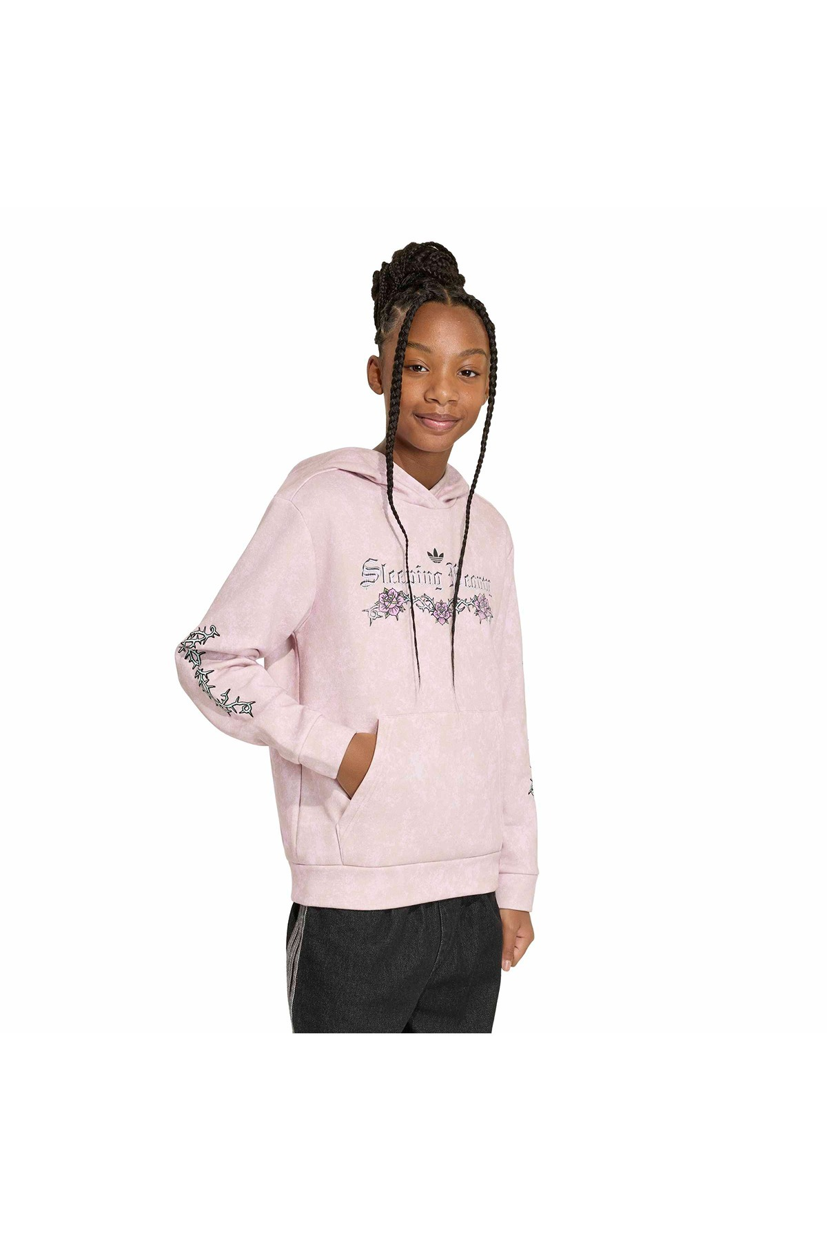 adidas Çocuk Sweatshirt ADIDAS DISNEY VILLAINS LOOSE WASHED GFX HOODIE KR4653