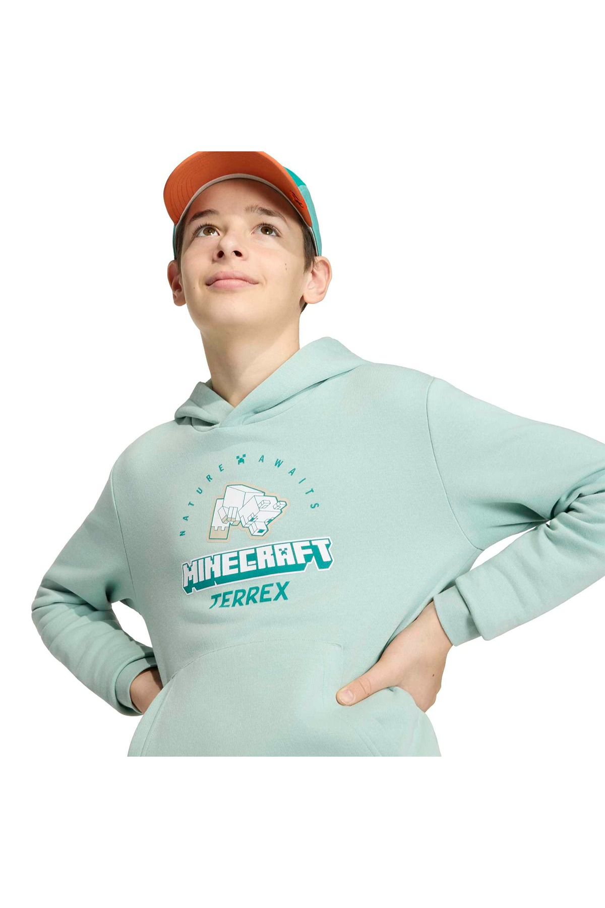 adidas Çocuk Sweatshirt Adidas Minecraft Terrex Hoodie KV6480