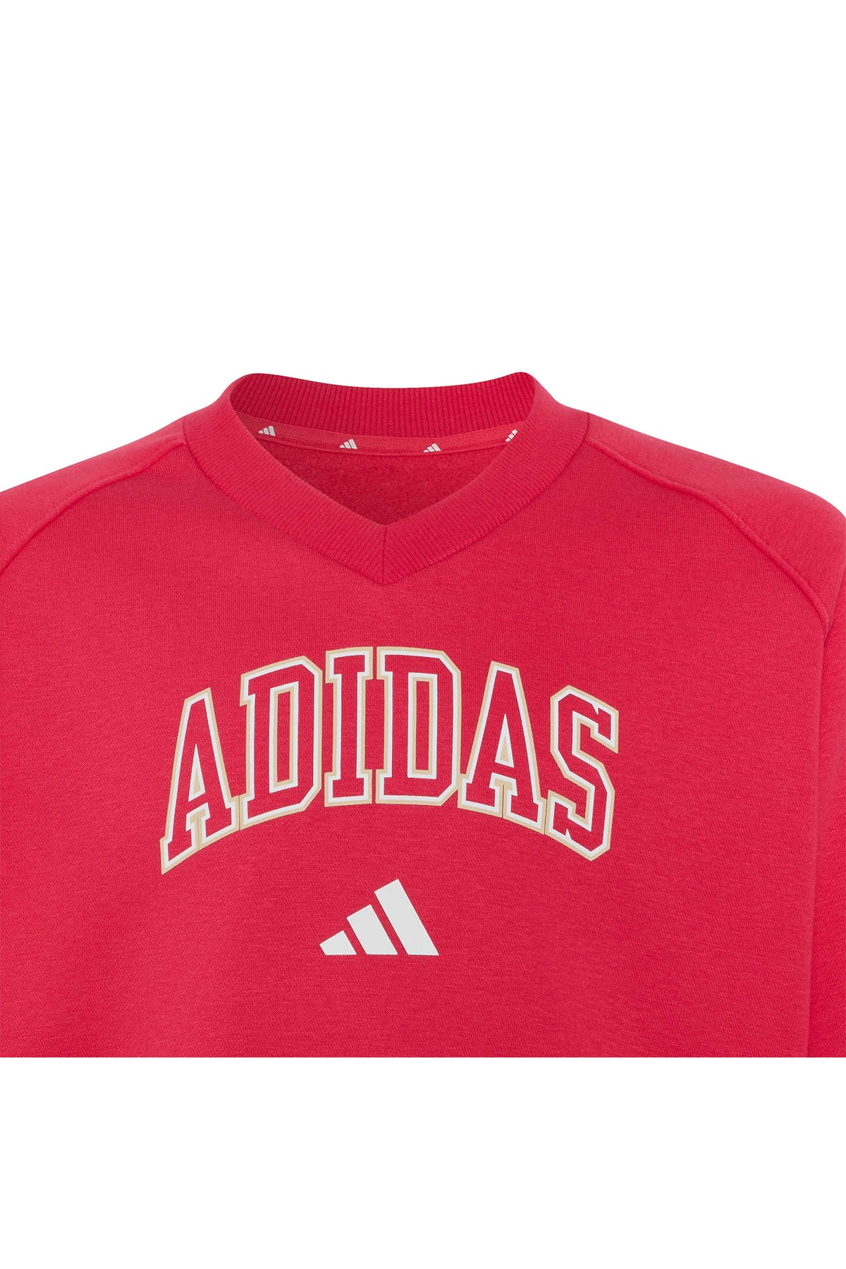 adidas Çocuk Sweatshirt Seasonals Collegiate Typography V-neck Junior Girls Sweatshirt KS5135