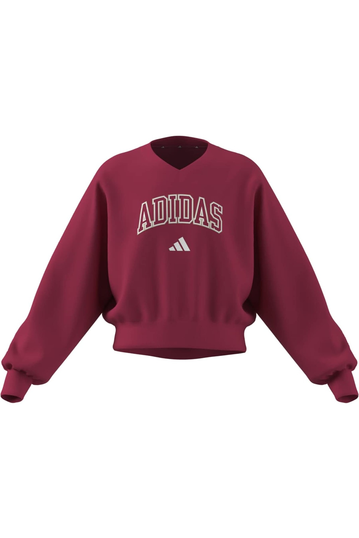 adidas Çocuk Sweatshirt Seasonals Collegiate Typography V-neck Junior Girls Sweatshirt KS5135