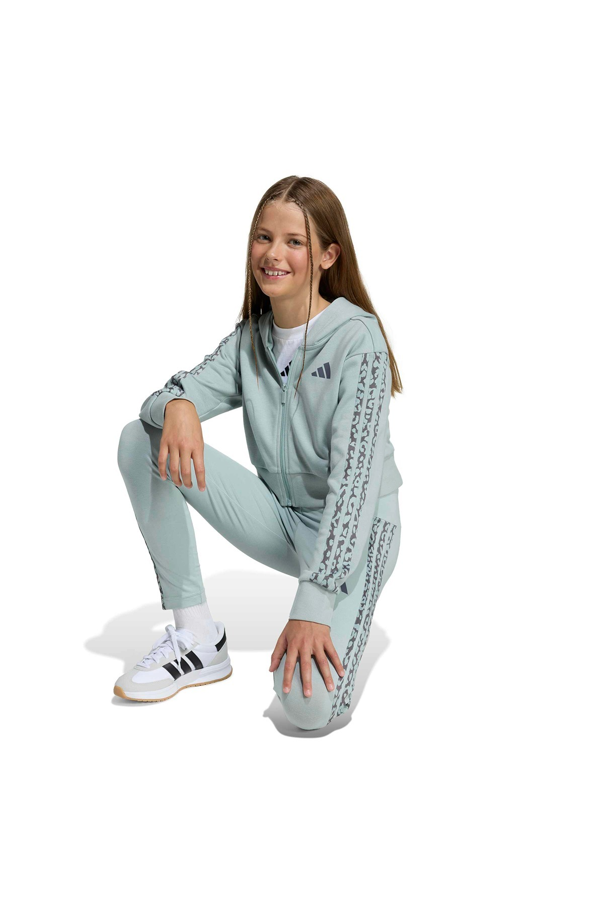 adidas  Çocuk Yeşil  Ceket JG AN 3S FT FZ KB6986