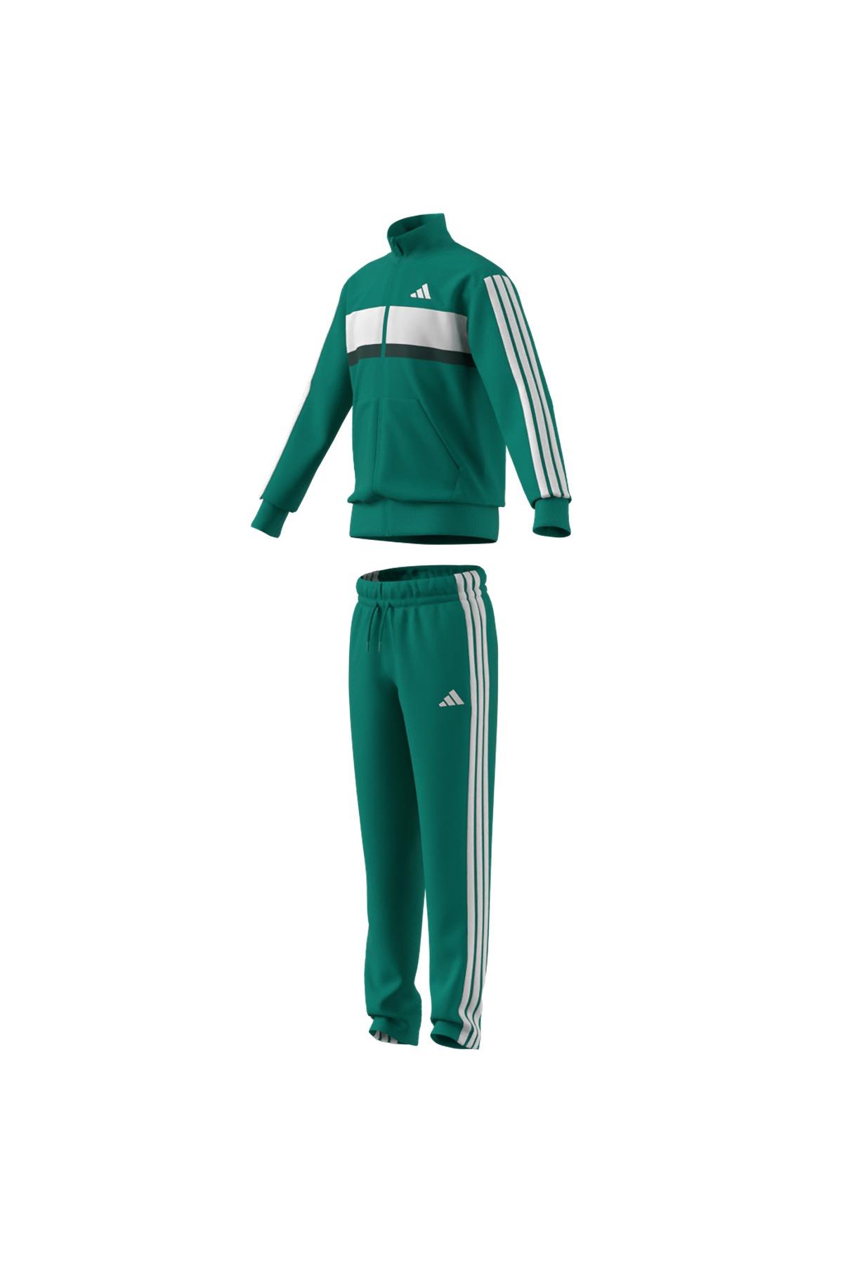 adidas Çocuk Yeşil Eşofman  J 3S TIBERIO TS JM5132