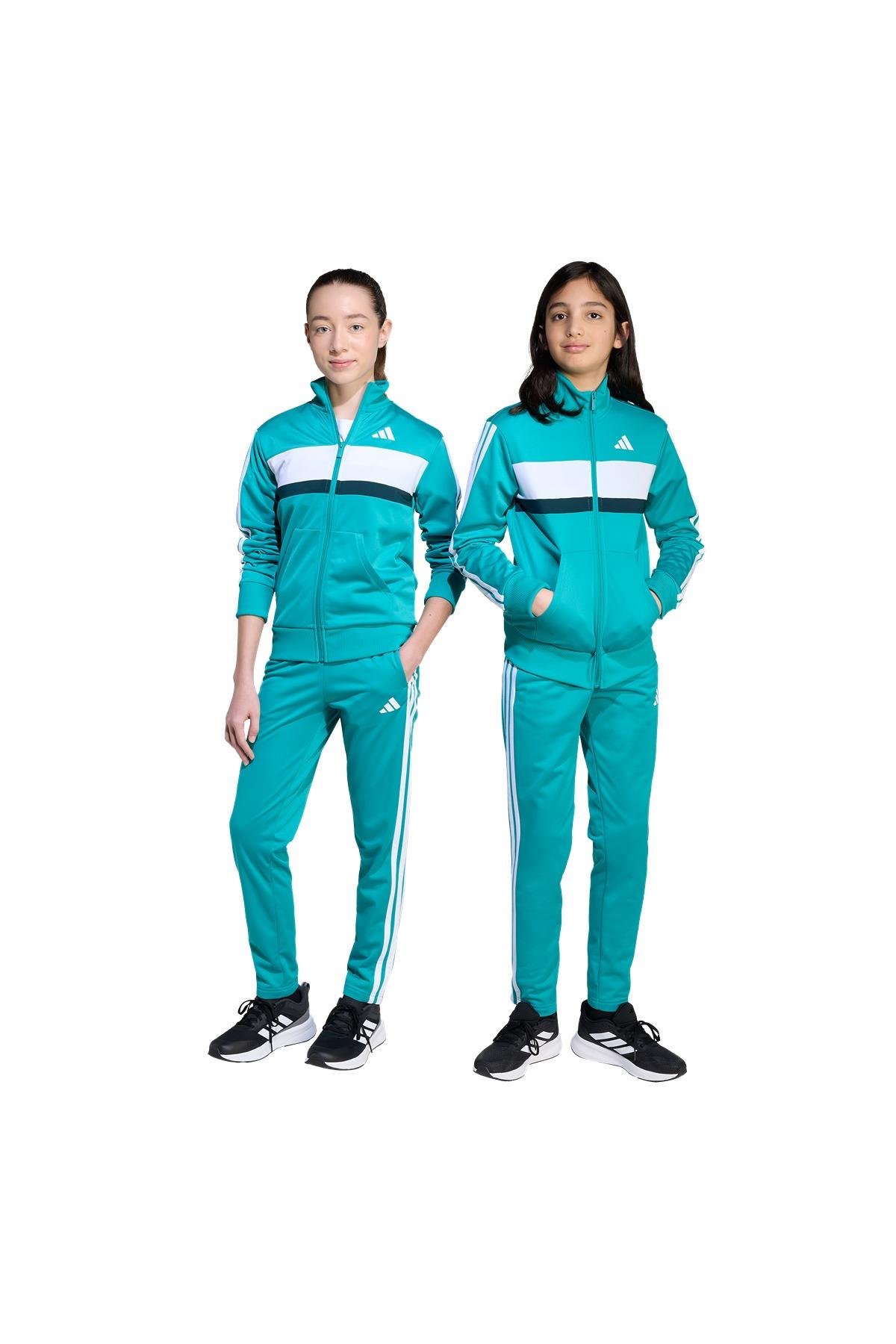 adidas Çocuk Yeşil Eşofman  J 3S TIBERIO TS JM5132
