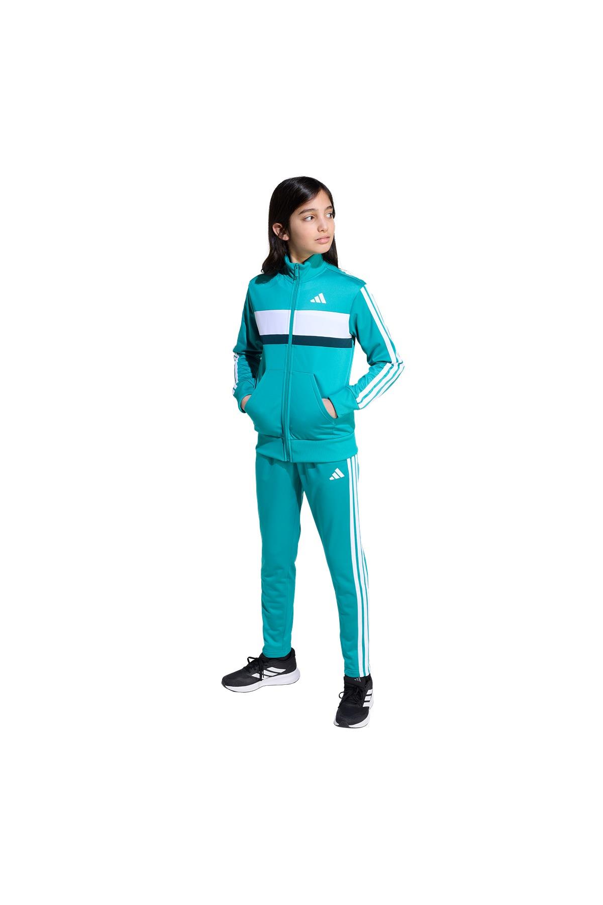 adidas Çocuk Yeşil Eşofman  J 3S TIBERIO TS JM5132