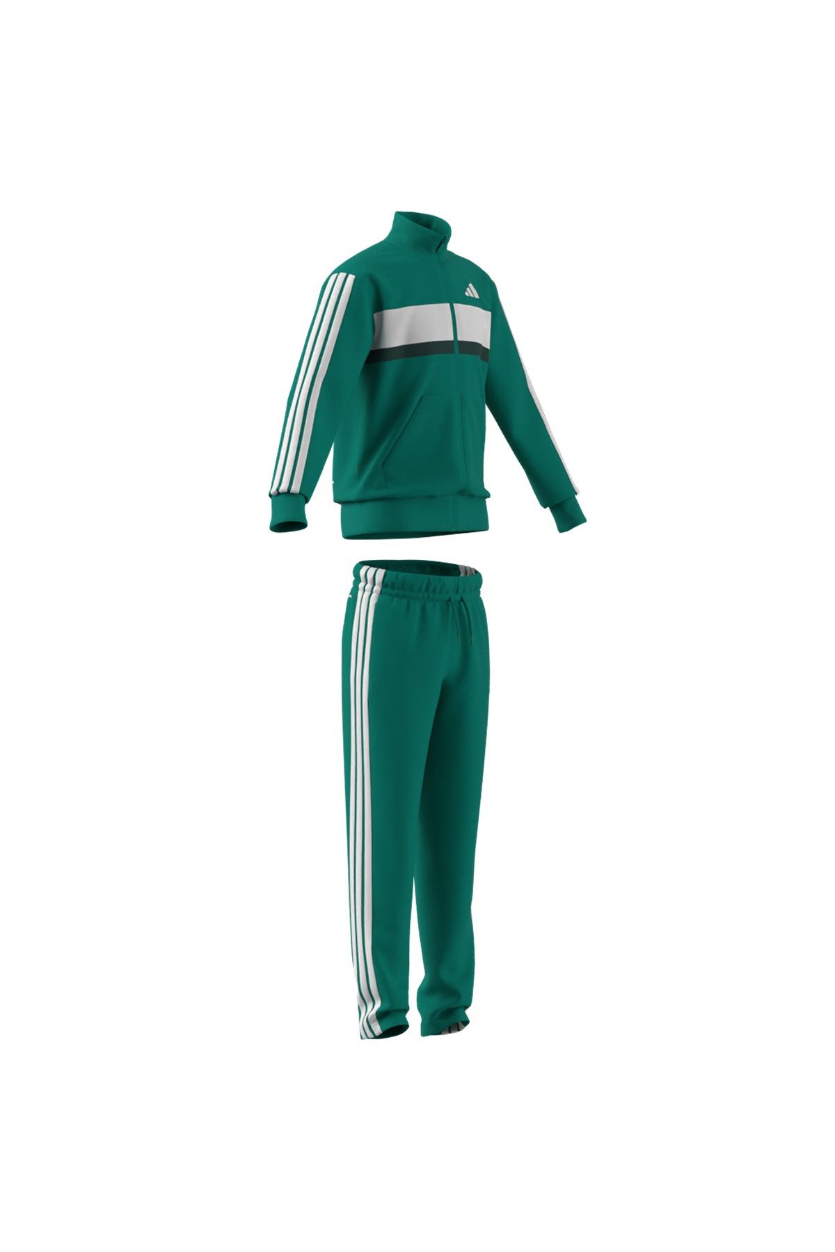 adidas Çocuk Yeşil Eşofman  J 3S TIBERIO TS JM5132