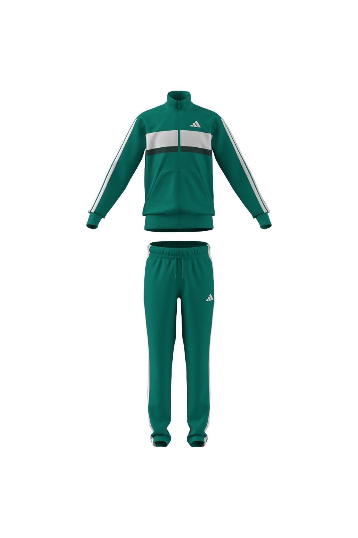 adidas Çocuk Yeşil Eşofman  J 3S TIBERIO TS JM5132