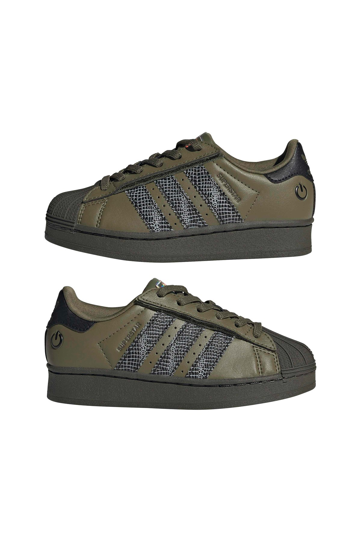 adidas Çocuk  Yeşil  Sneaker SUPERSTAR LED LIGHTS CF EL C IH6386