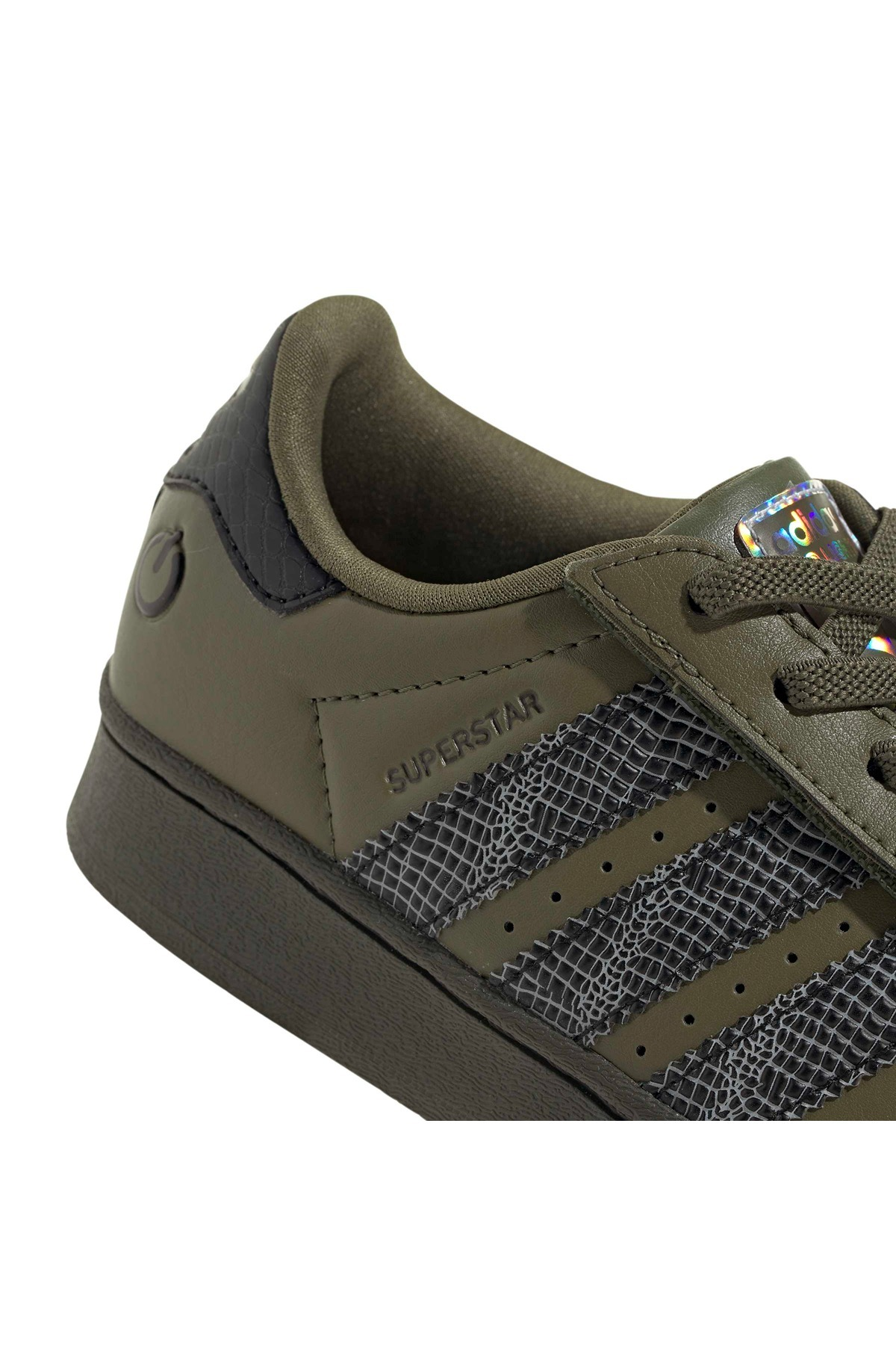 adidas Çocuk  Yeşil  Sneaker SUPERSTAR LED LIGHTS CF EL C IH6386