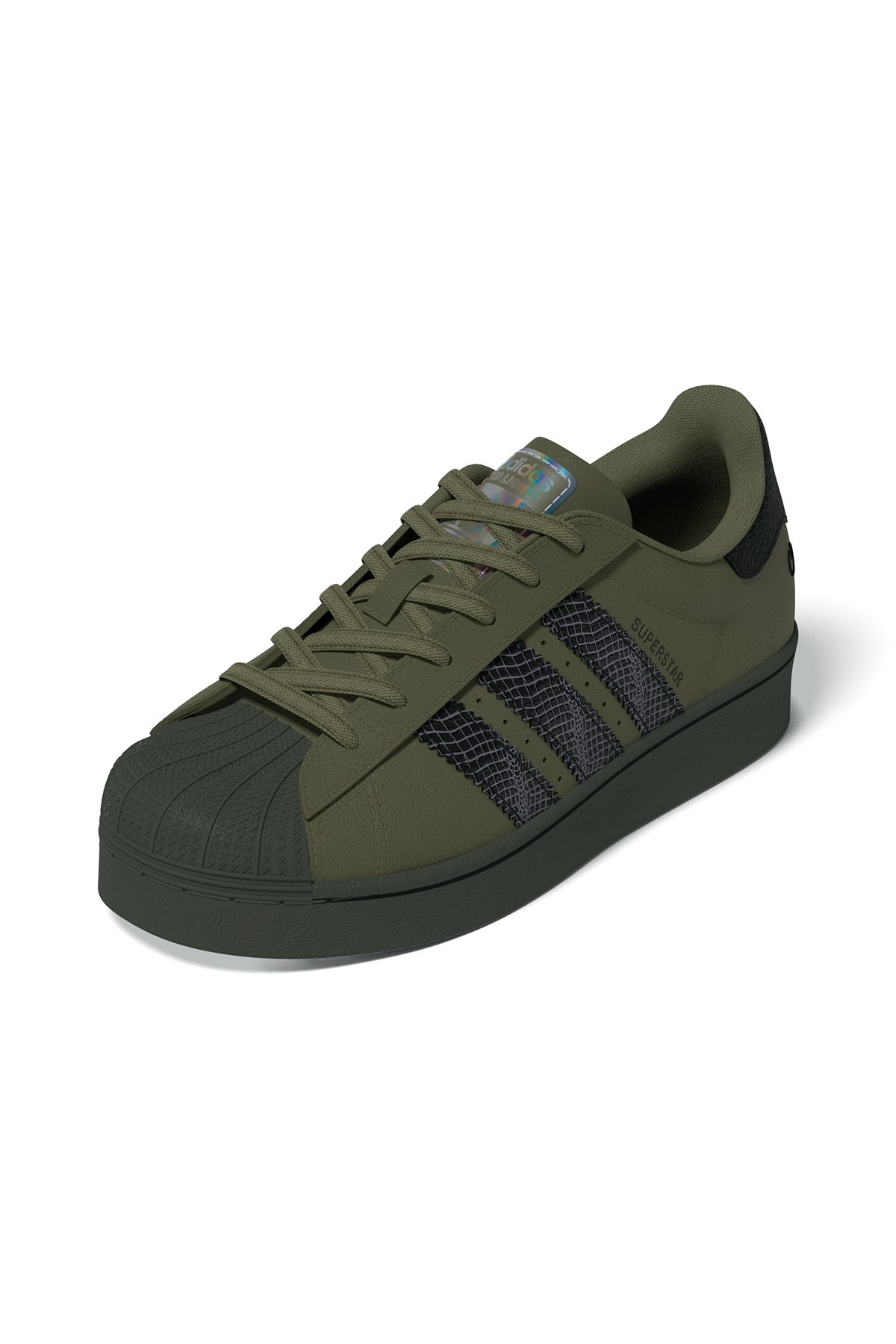adidas Çocuk  Yeşil  Sneaker SUPERSTAR LED LIGHTS CF EL C IH6386