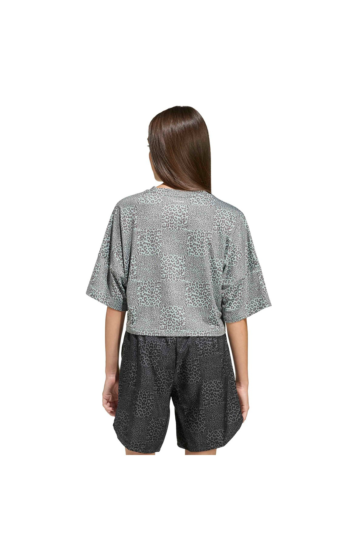 adidas Çocuk  Yeşil  T-shirt JG SPI AOP TEE KB6926