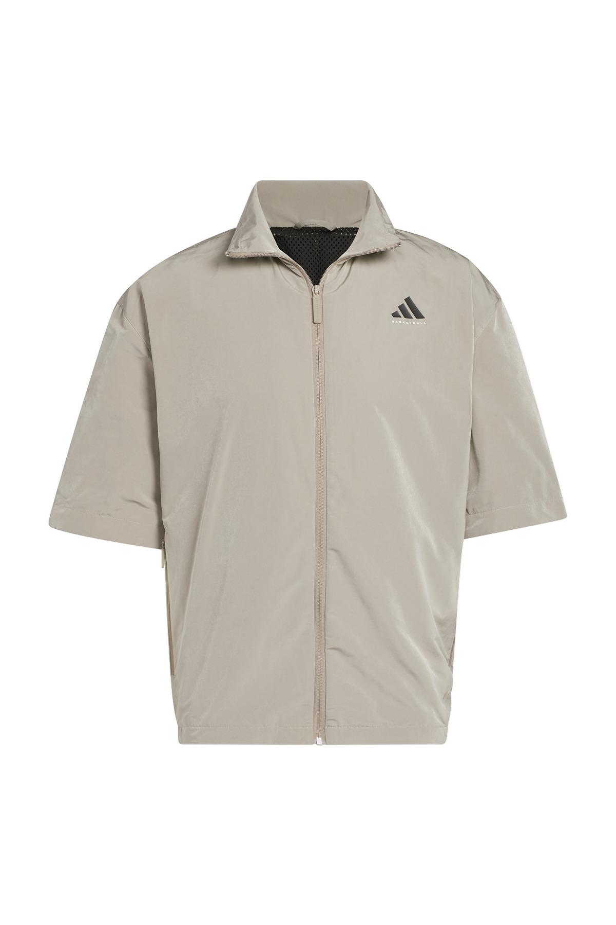 adidas Erkek  Bej  T-shirt ADI BB FZ SS JC7837