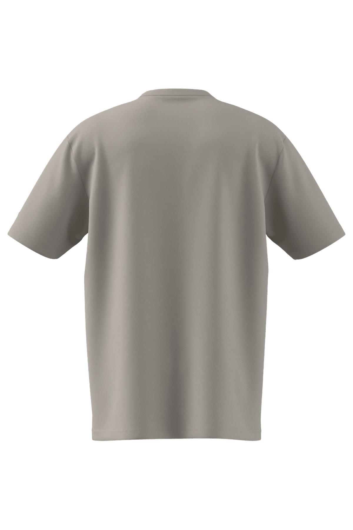 adidas Erkek  Bej  T-shirt GRAPHIC LO SS T JX8157