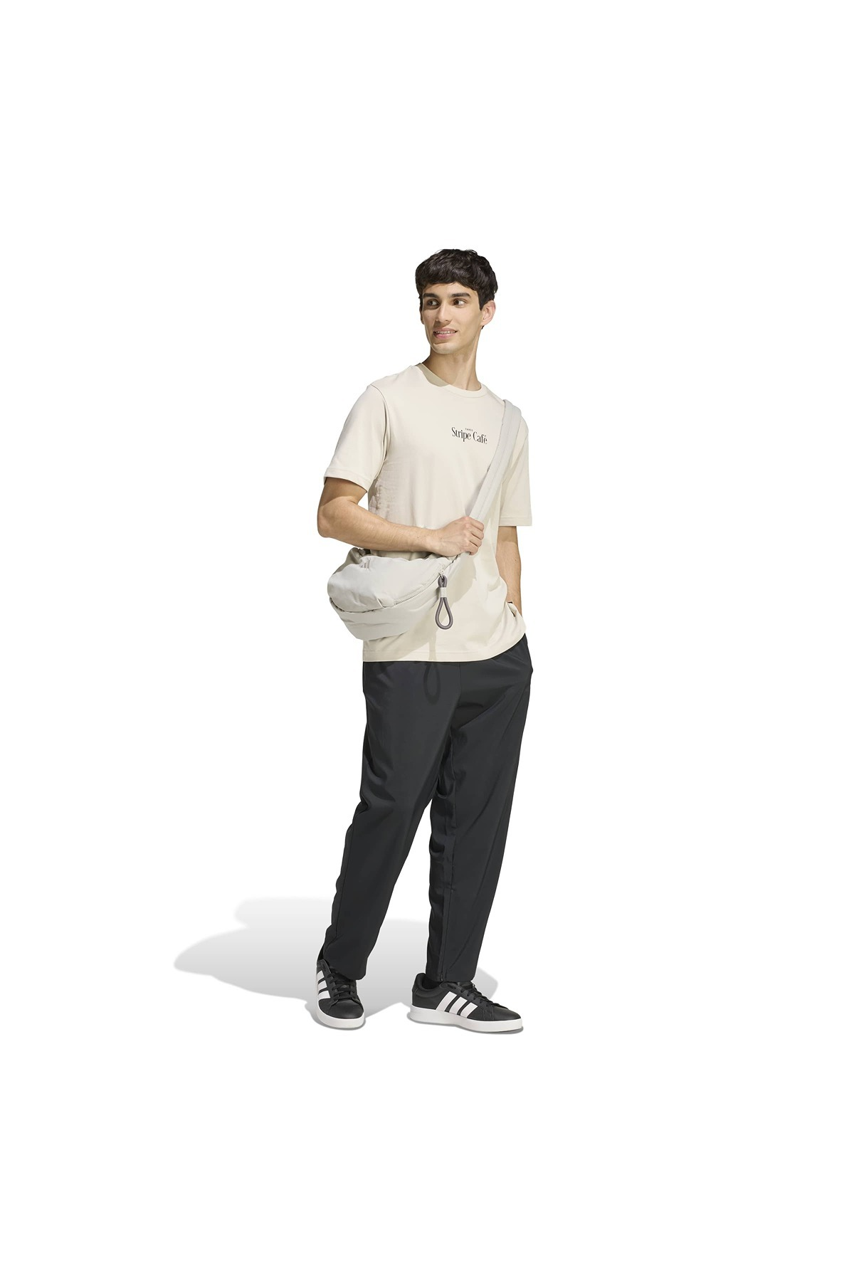 adidas Erkek Bej  T-shirt M DONUT BOX T KB2501