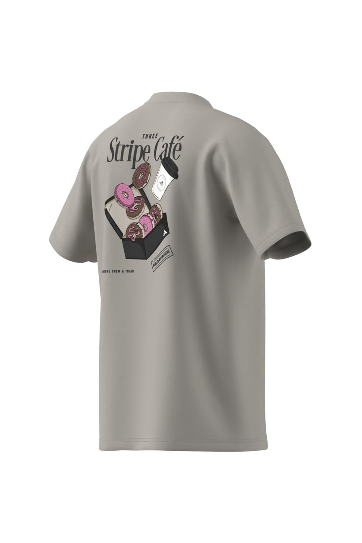 adidas Erkek Bej  T-shirt M DONUT BOX T KB2501