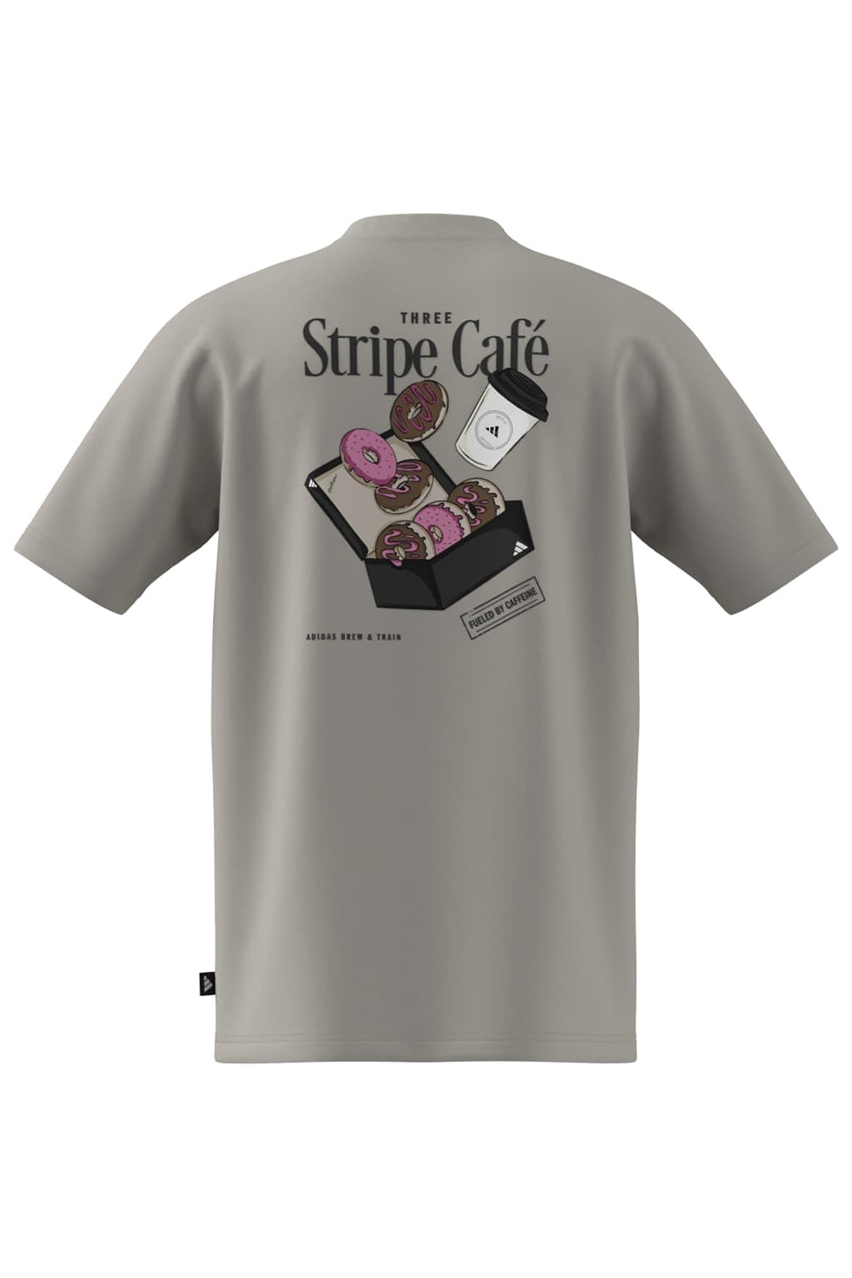 adidas Erkek Bej  T-shirt M DONUT BOX T KB2501