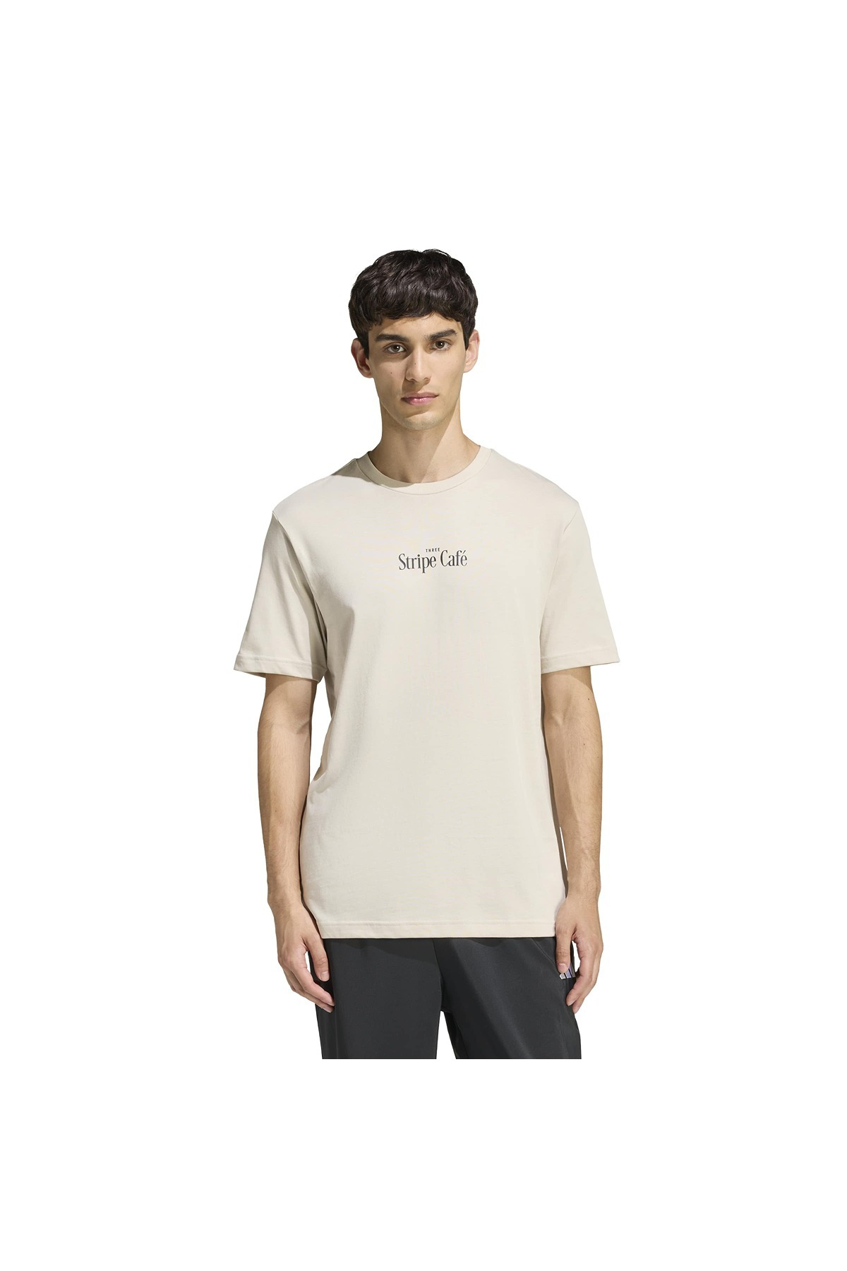 adidas Erkek Bej  T-shirt M DONUT BOX T KB2501