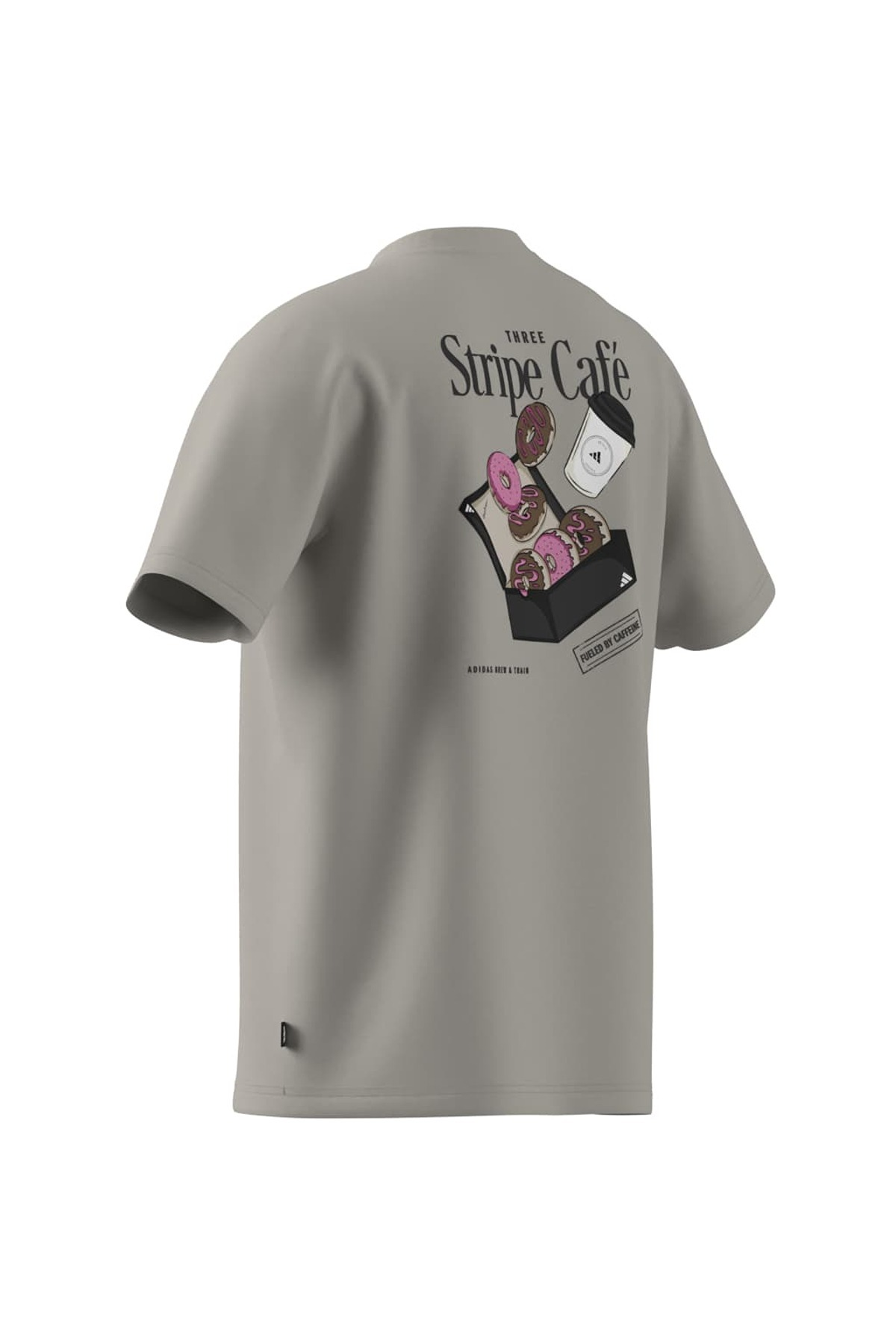 adidas Erkek Bej  T-shirt M DONUT BOX T KB2501