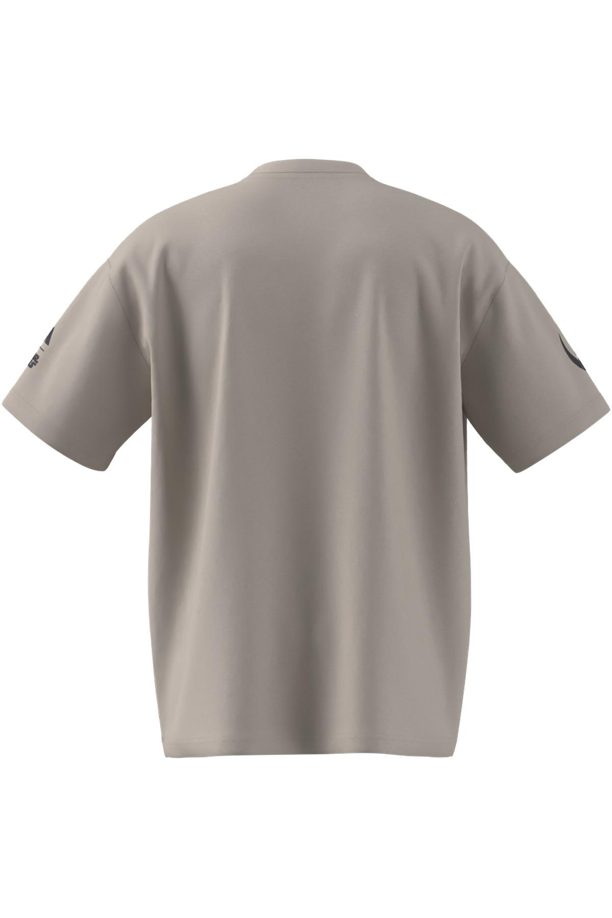 adidas Erkek  Bej  T-Shirt M SW TM T 2 JI5717