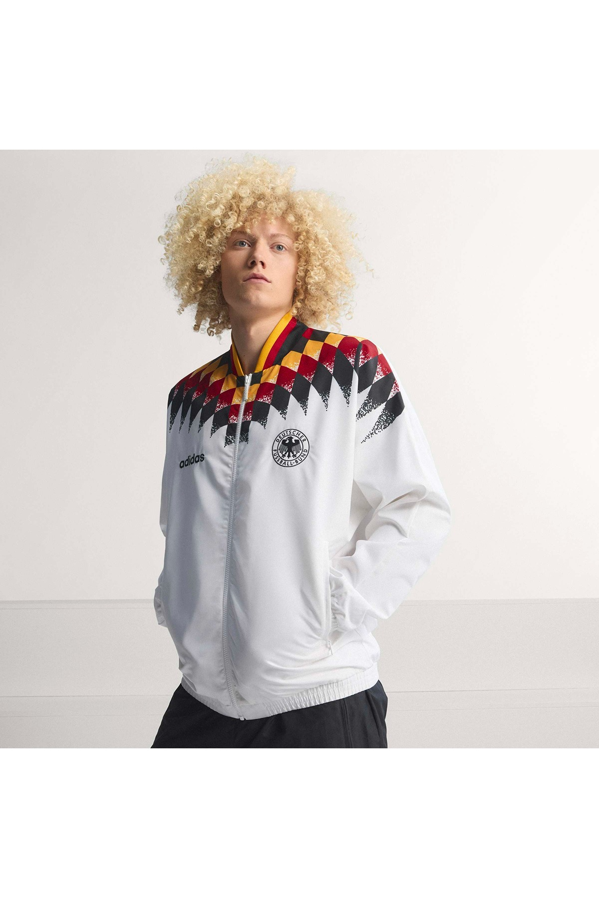 adidas Erkek  Beyaz  Ceket DFB TT 94 JW8809
