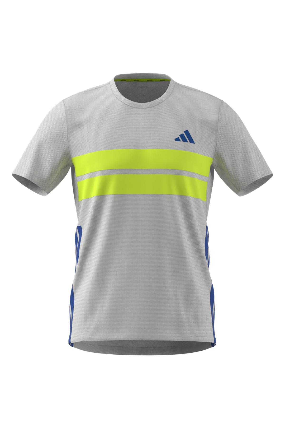 adidas Erkek  Beyaz  T-shirt ADIZERO R TEE M JD7316