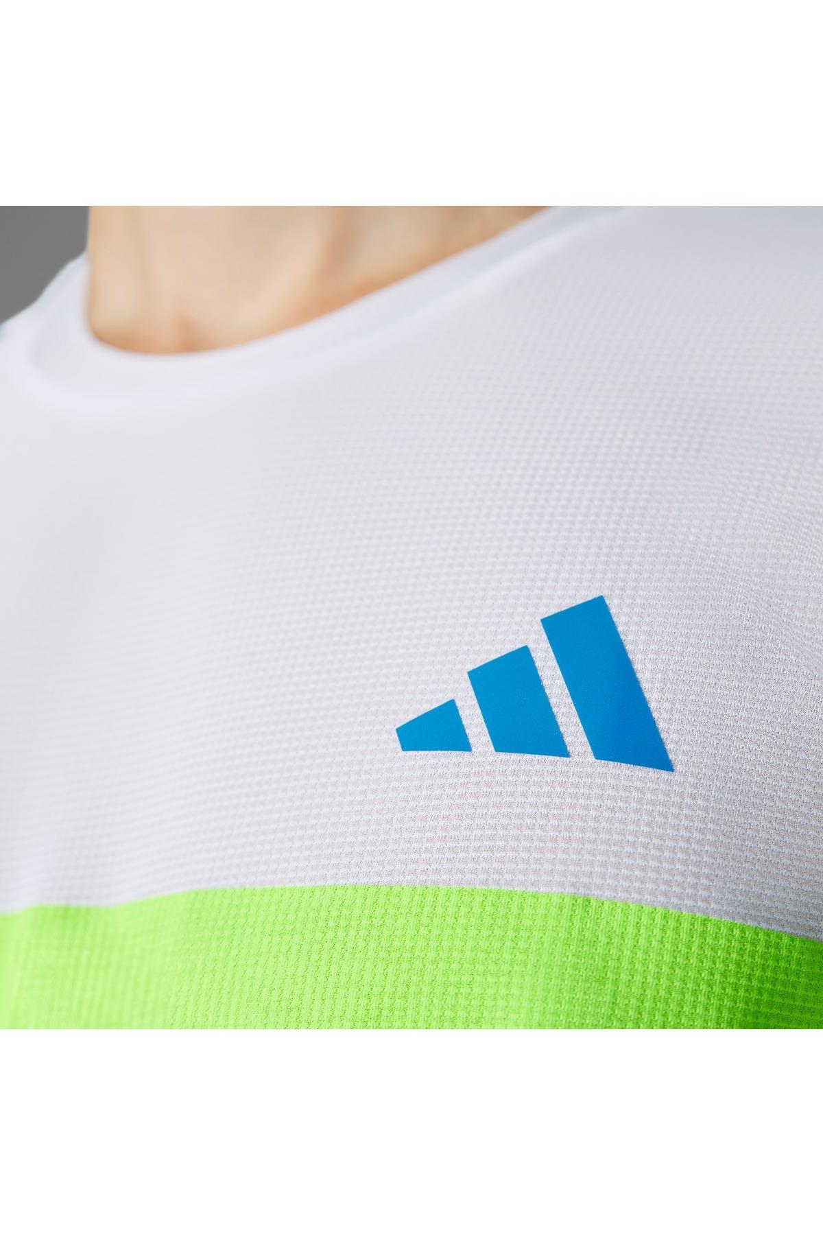 adidas Erkek  Beyaz  T-shirt ADIZERO R TEE M JD7316