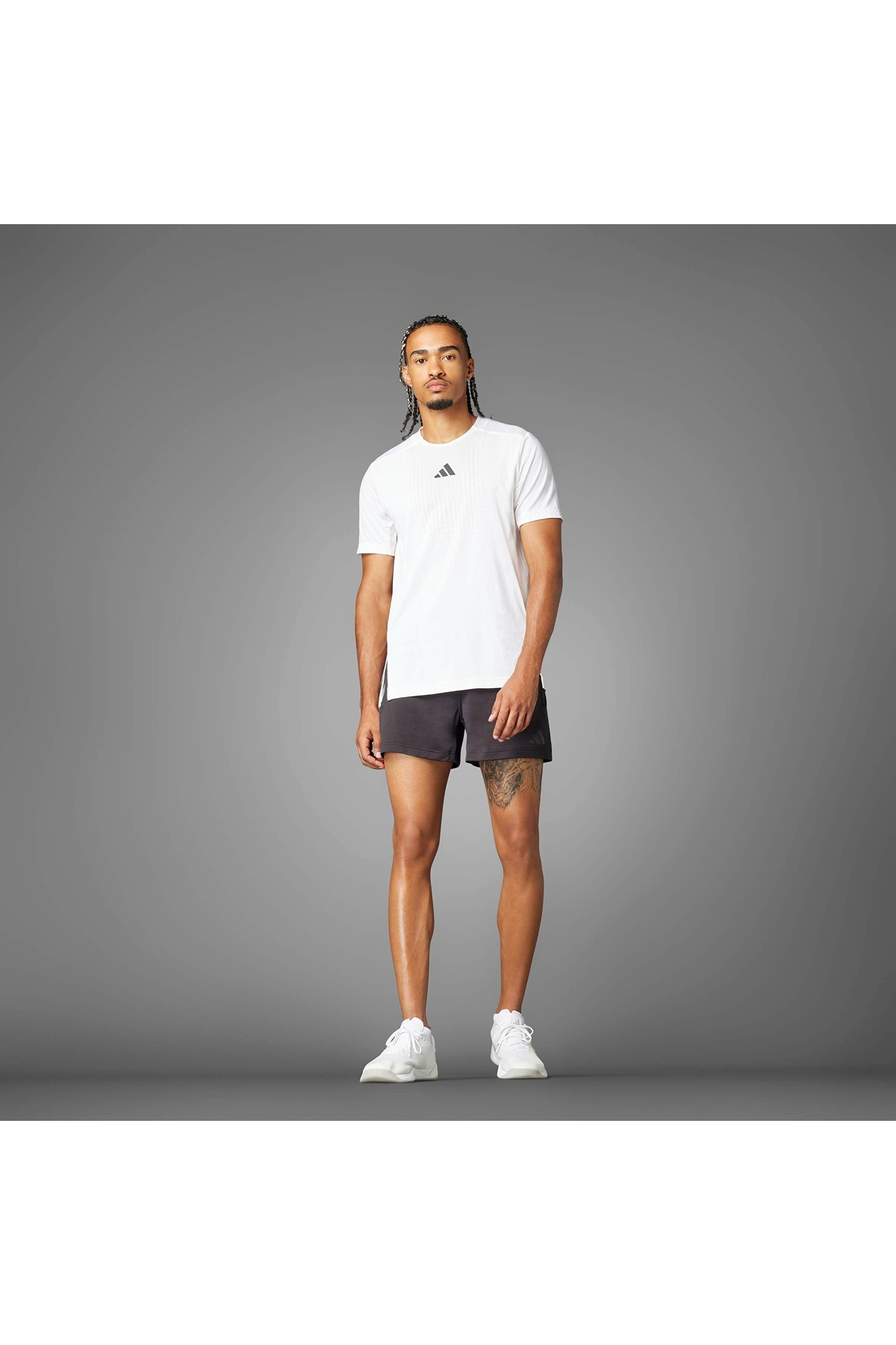adidas Erkek  Beyaz  T-shirt AIRCHILL TEE JE5747
