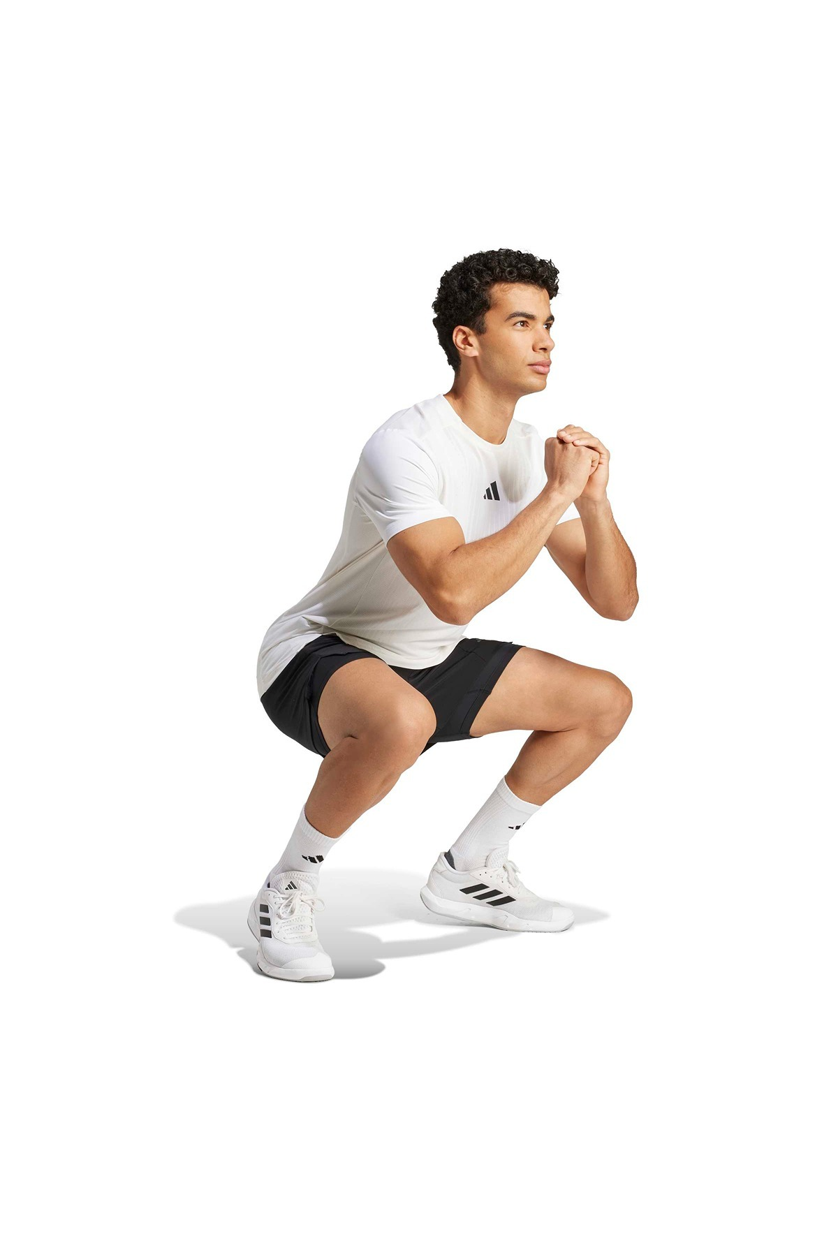 adidas Erkek  Beyaz  T-shirt AIRCHILL TEE JE5747