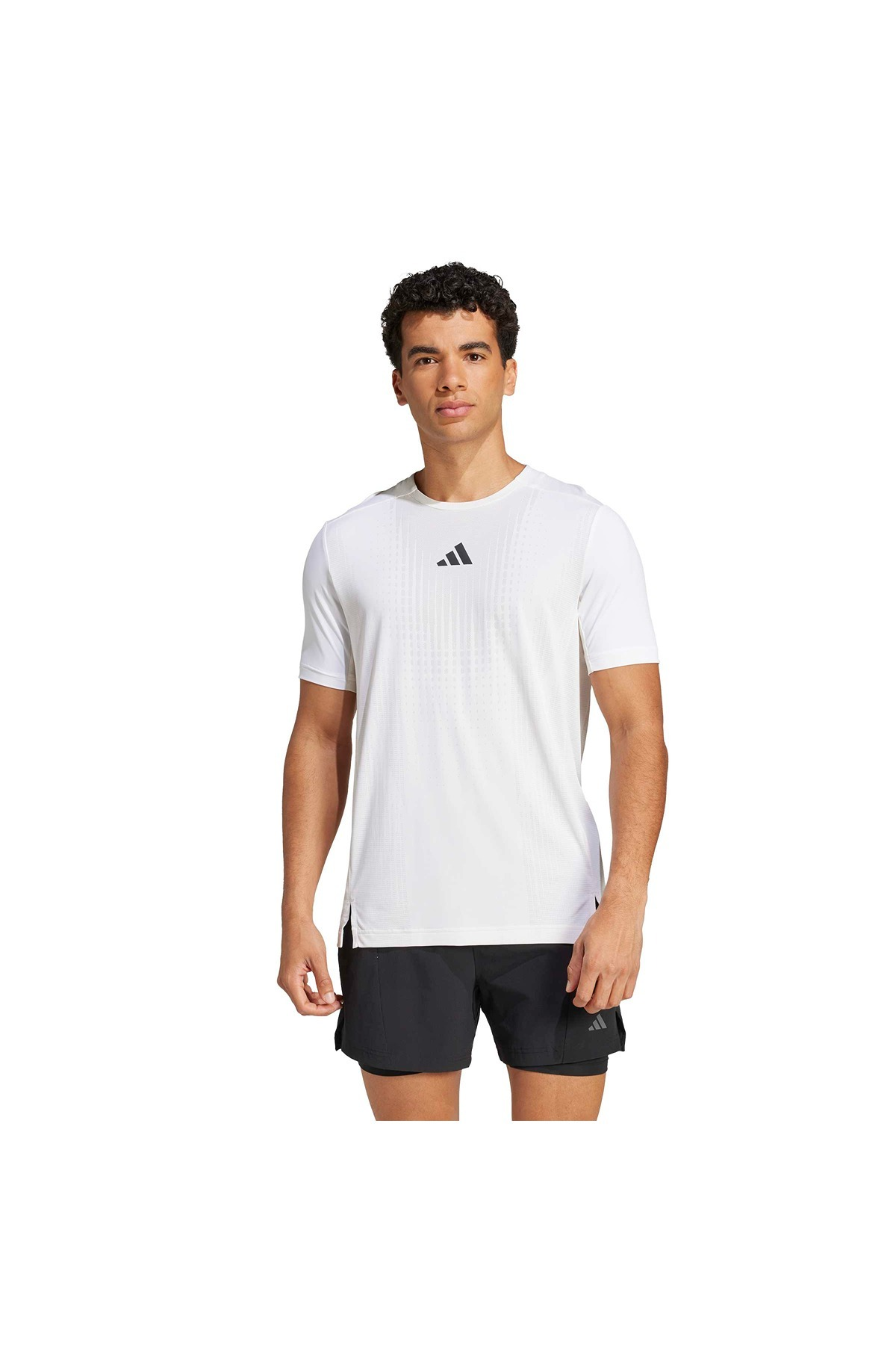 adidas Erkek  Beyaz  T-shirt AIRCHILL TEE JE5747