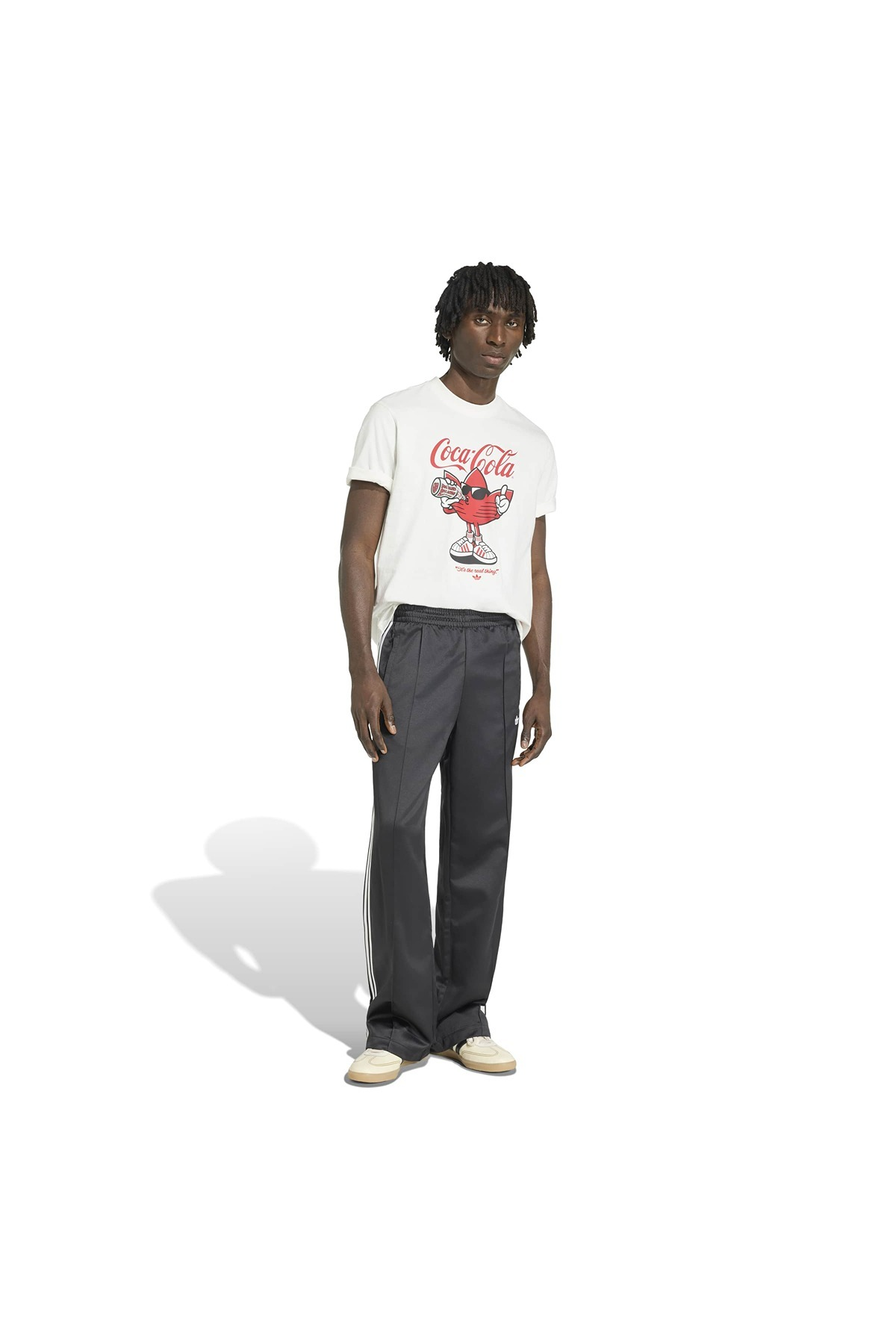 adidas Erkek  Beyaz  T-shirt CC TREFFIE TEE KY2109