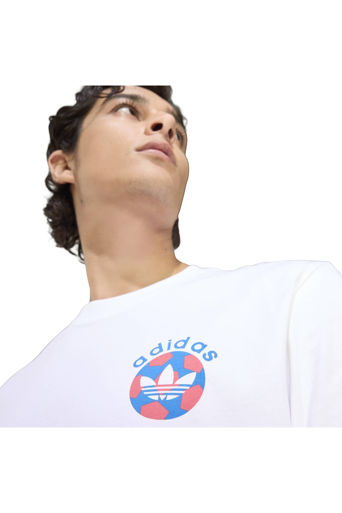 adidas Erkek Beyaz  T-shirt FTBL GFX SS T KD1424