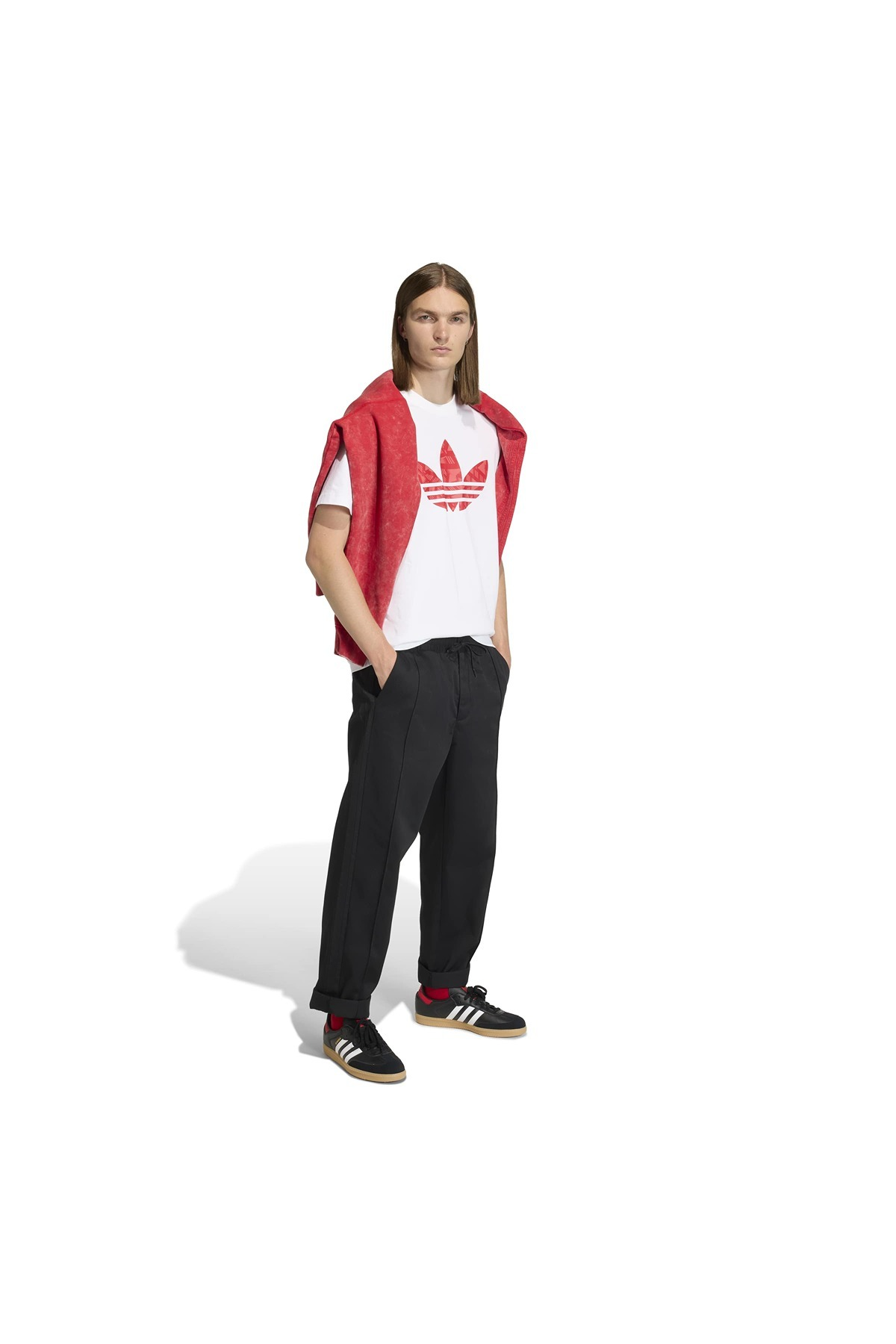 adidas Erkek  Beyaz  T-shirt GFX T KT0489