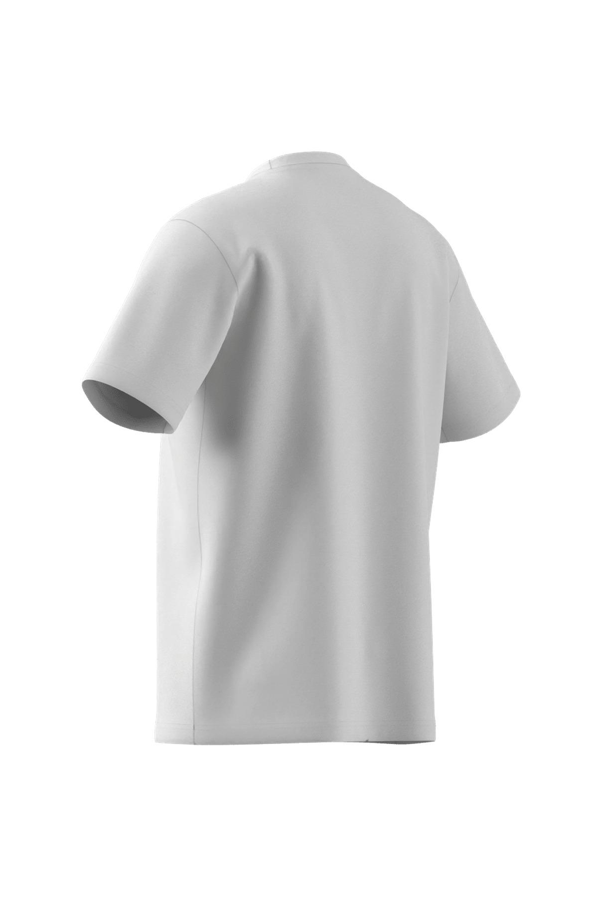 adidas Erkek  Beyaz  T-shirt GRAPHIC REG SS JV7752