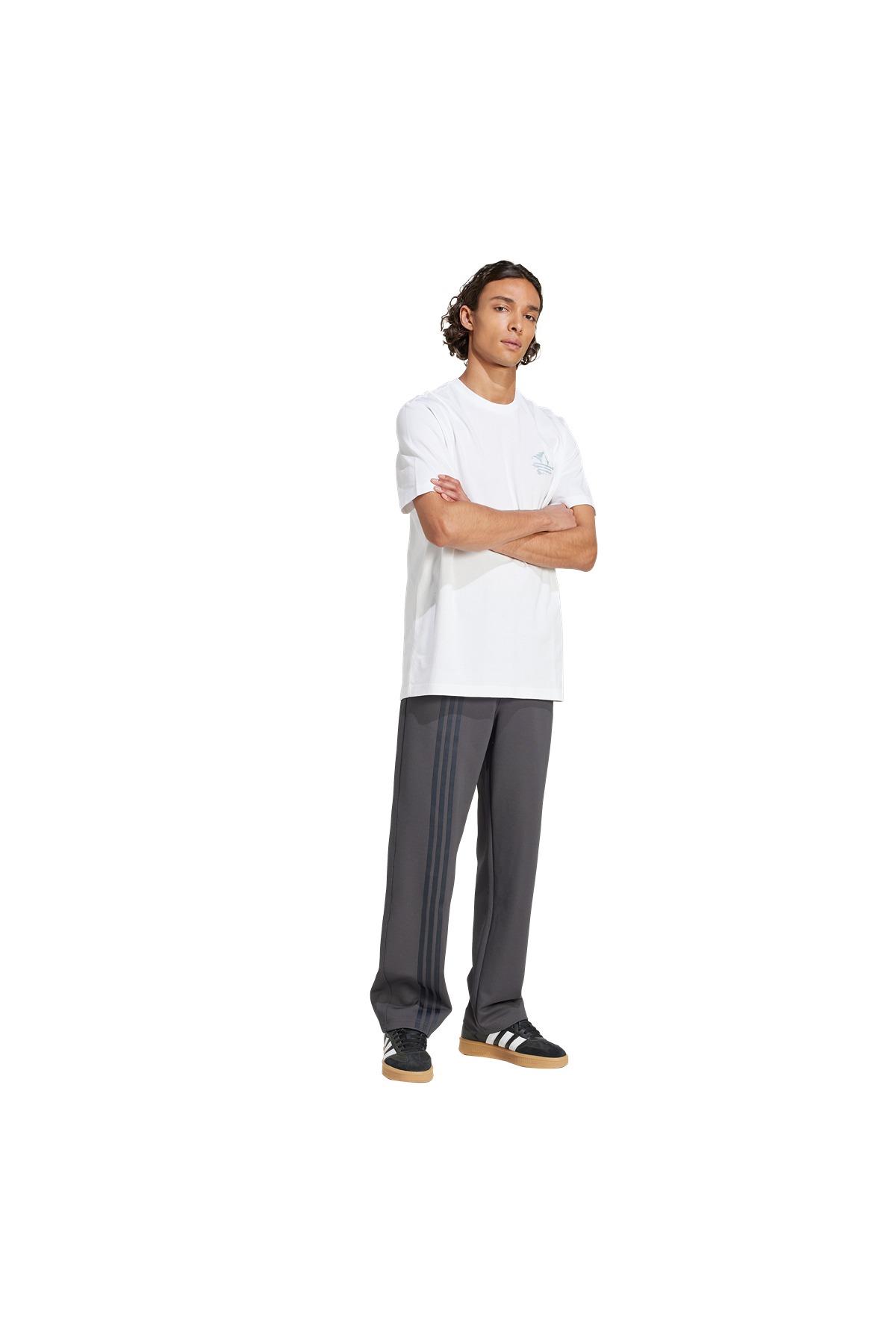 adidas Erkek  Beyaz  T-shirt GRAPHIC TEE KC4956