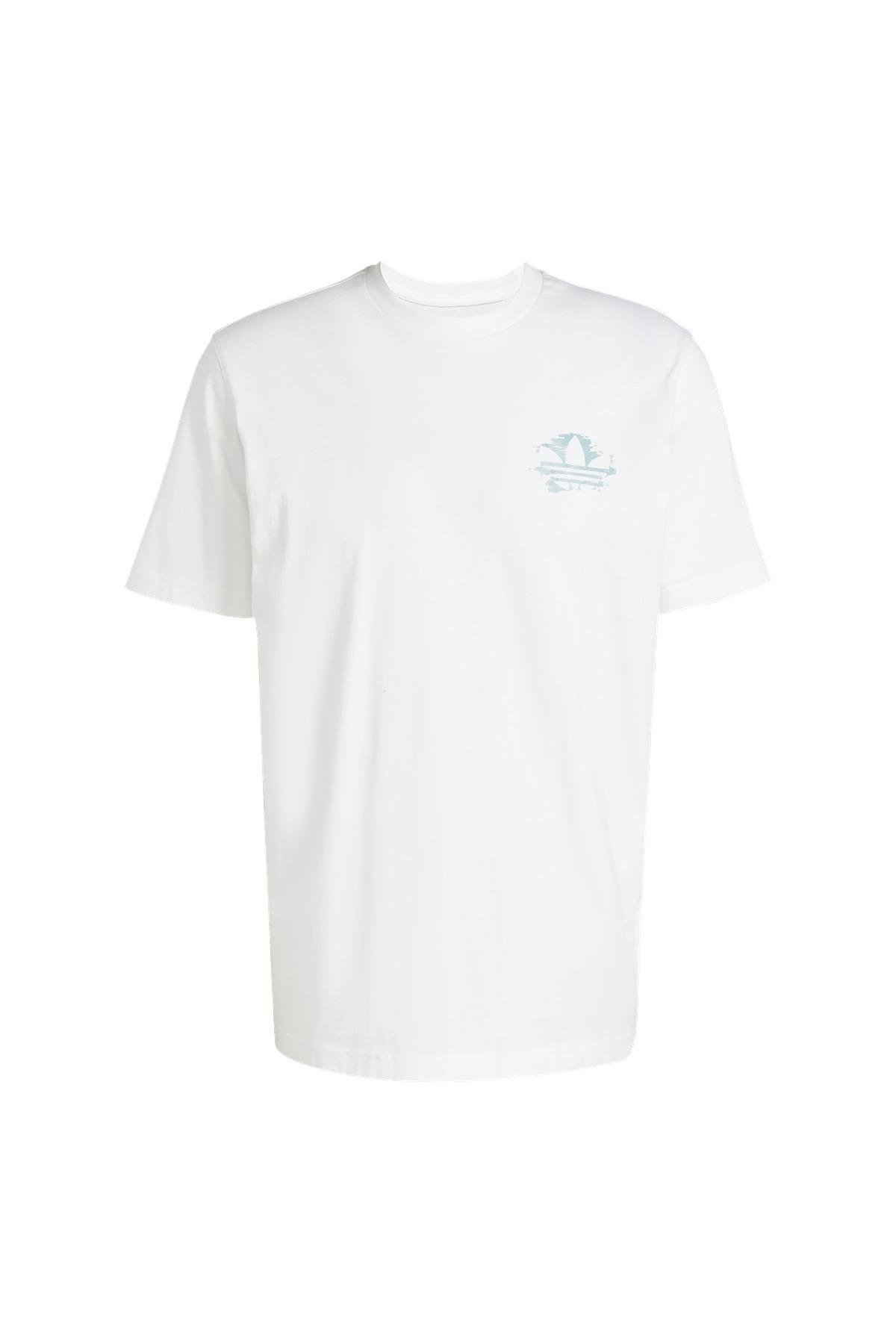 adidas Erkek  Beyaz  T-shirt GRAPHIC TEE KC4956
