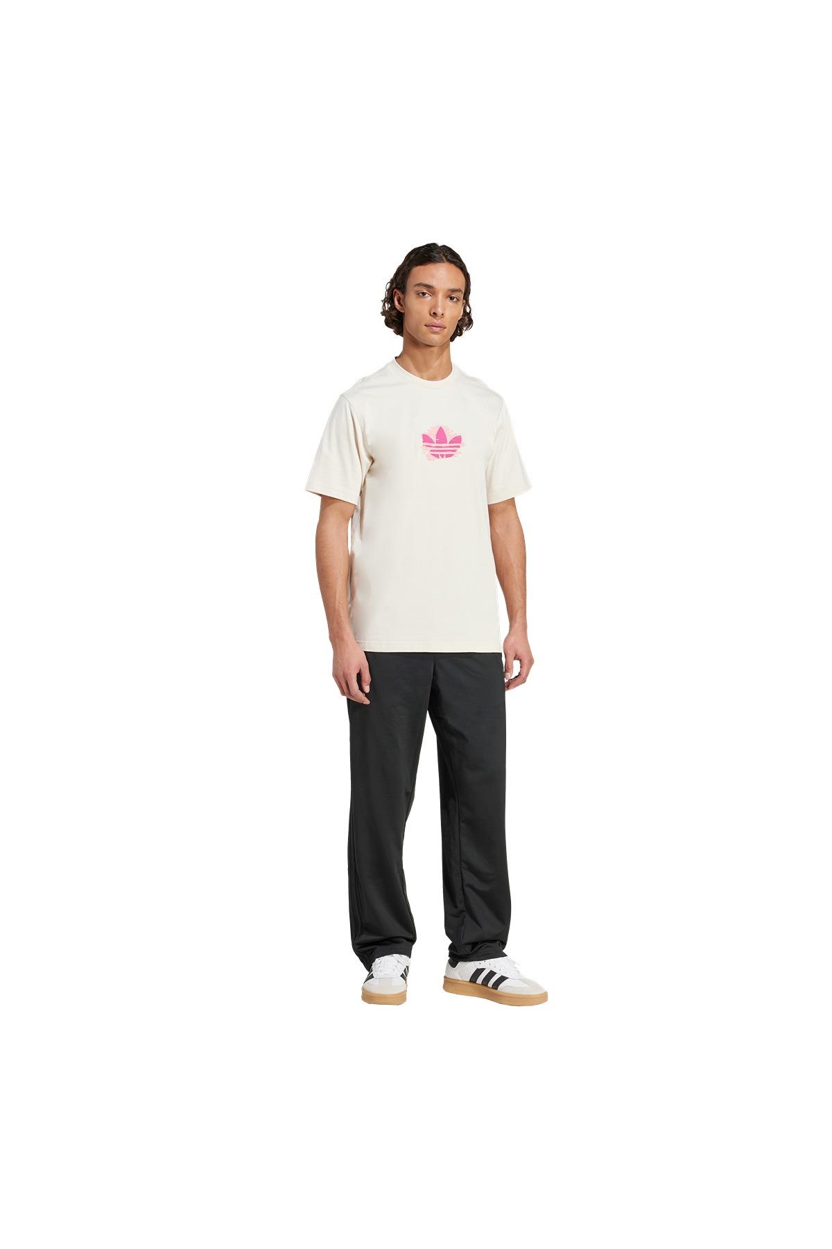 adidas Erkek  Beyaz  T-shirt GRAPHIC TEE KC4943
